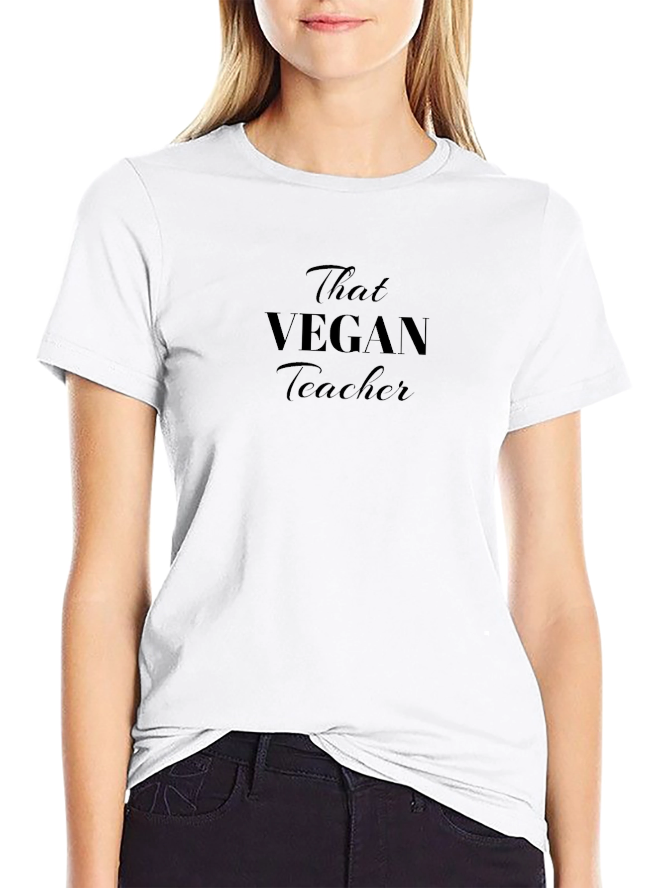 That Vegan Teacher Black T-Shirt