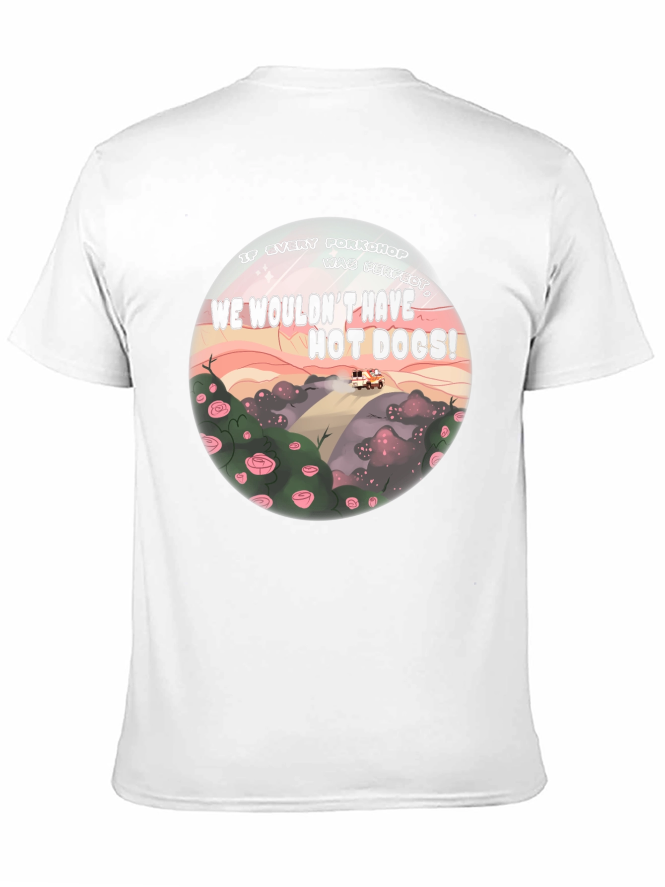 If Every Porkchop Was Perfect Black T-Shirt