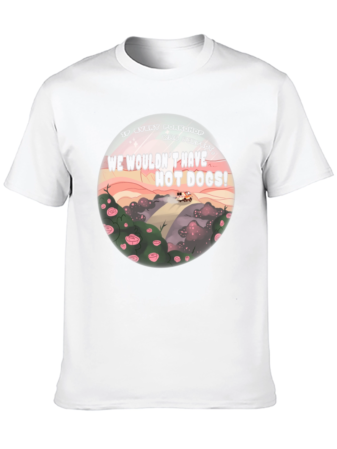 If Every Porkchop Was Perfect Black T-Shirt