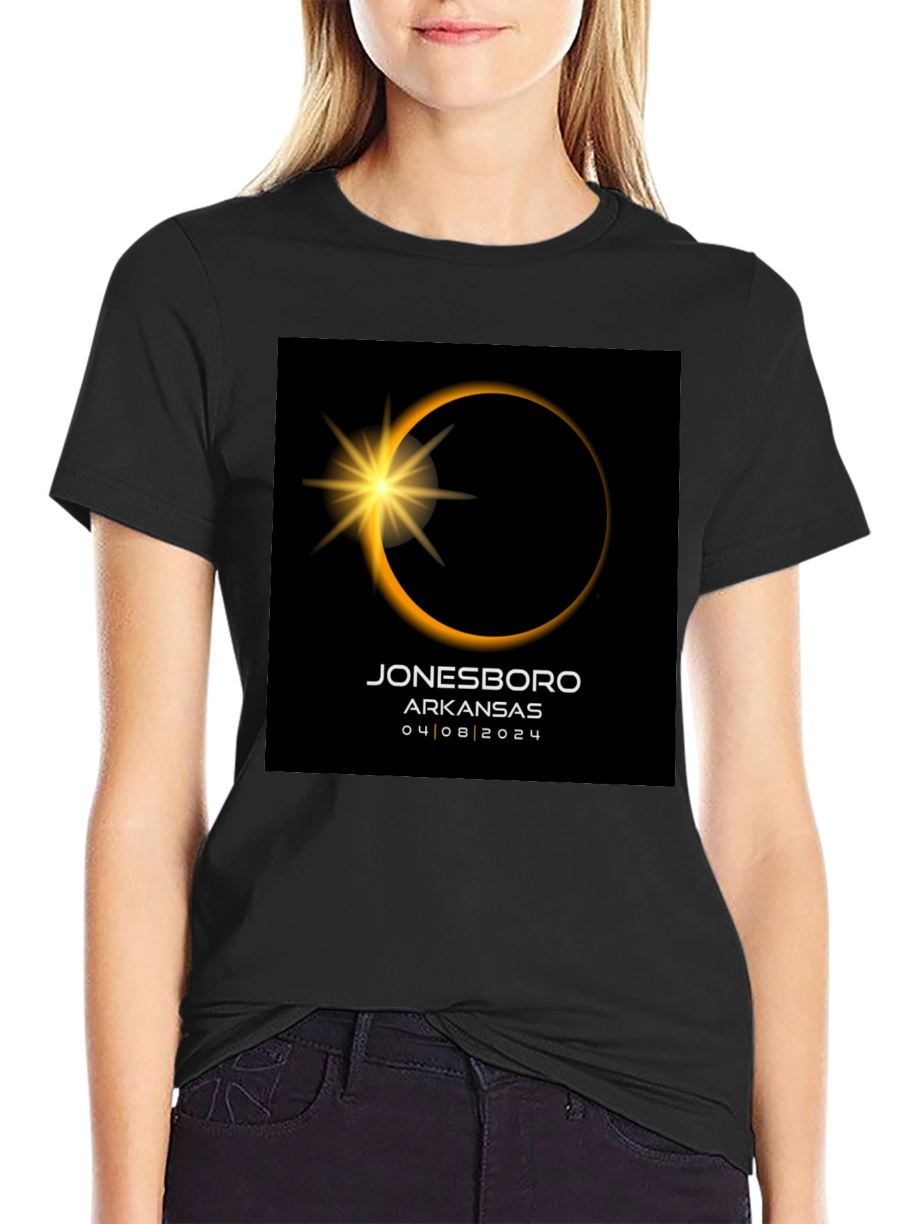 Jonesboro Arkansas Eclipse T-Shirt - April 8 2024