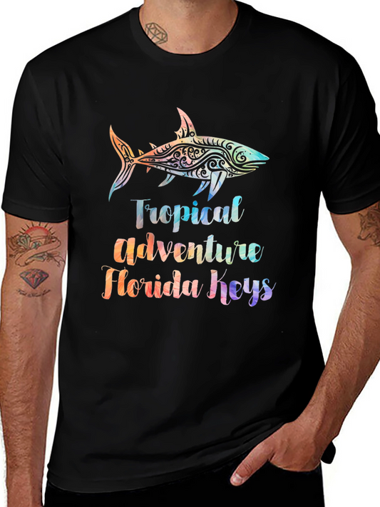 Tropical Shark T-Shirt - Florida Keys Adventure