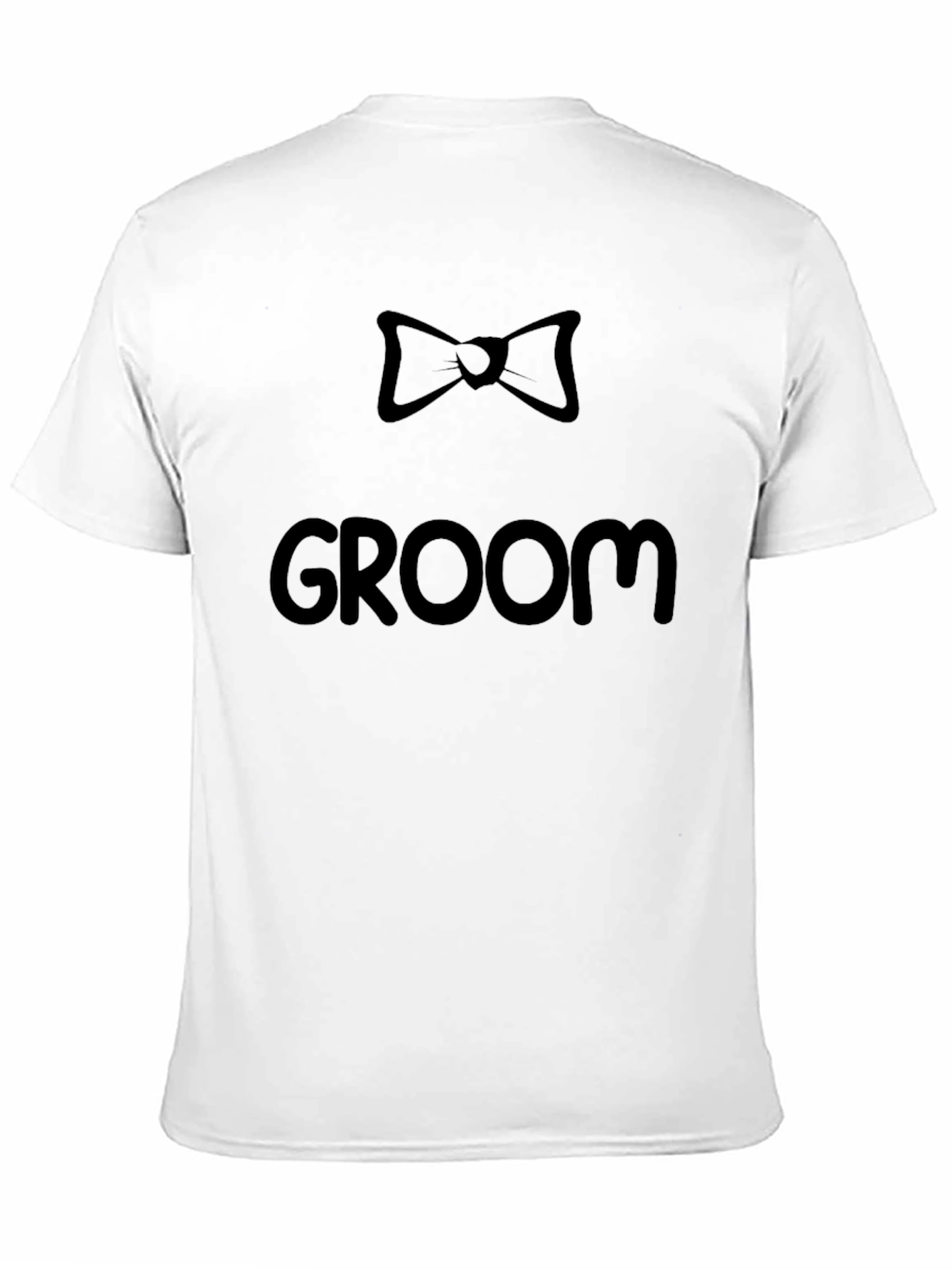 Groom T-Shirt - Bowtie Graphic