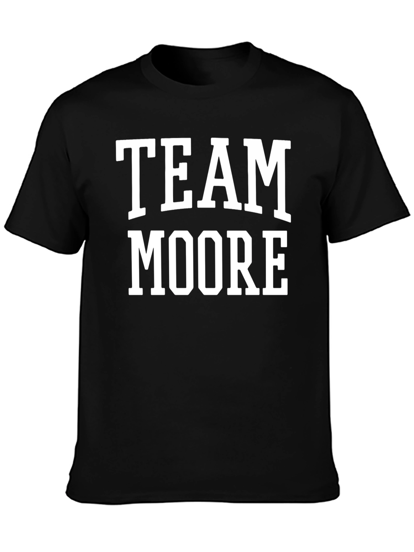 Team Moore T-Shirt - Black Cotton Blend Tee