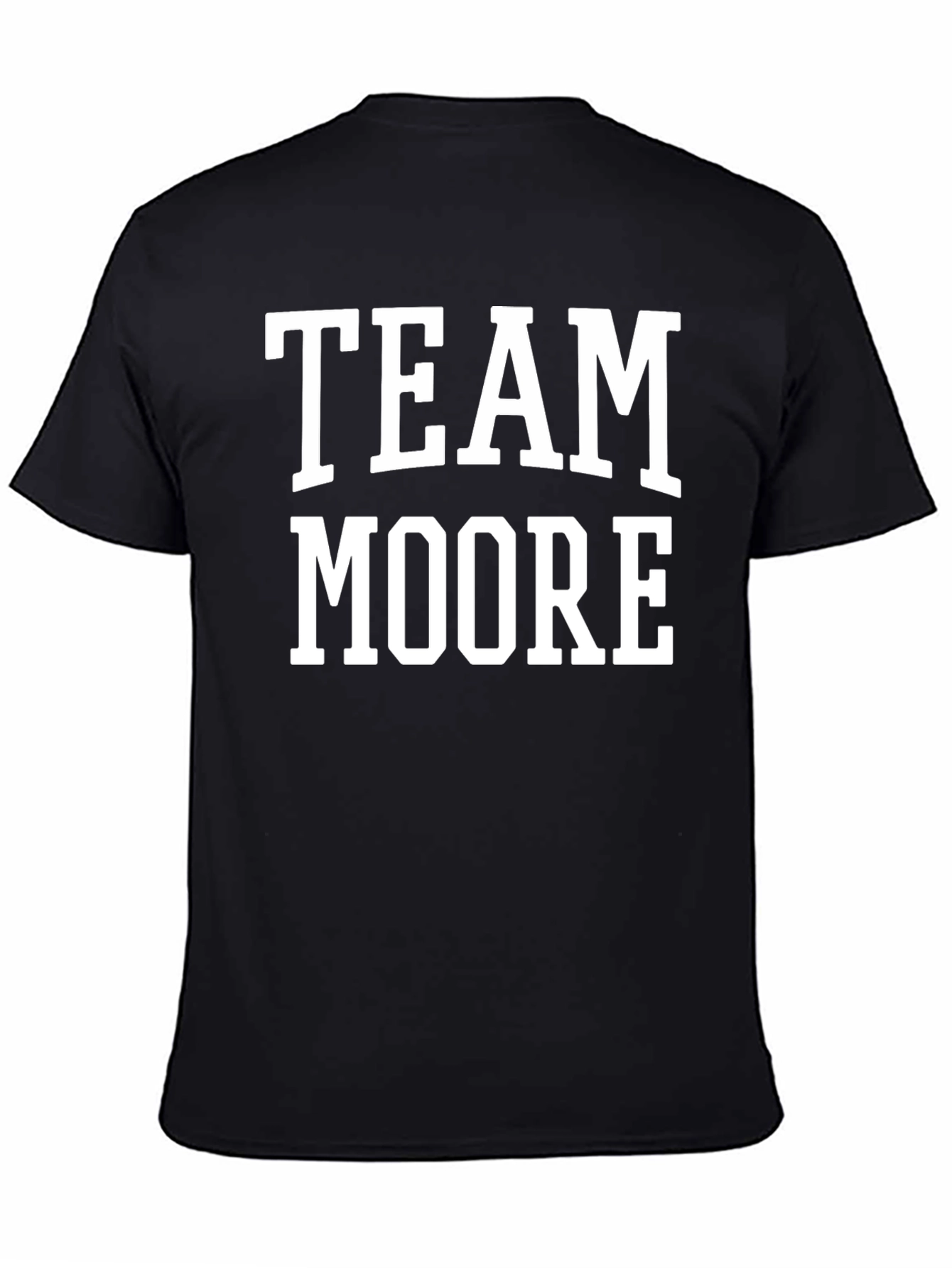 Team Moore T-Shirt - Black Cotton Blend Tee