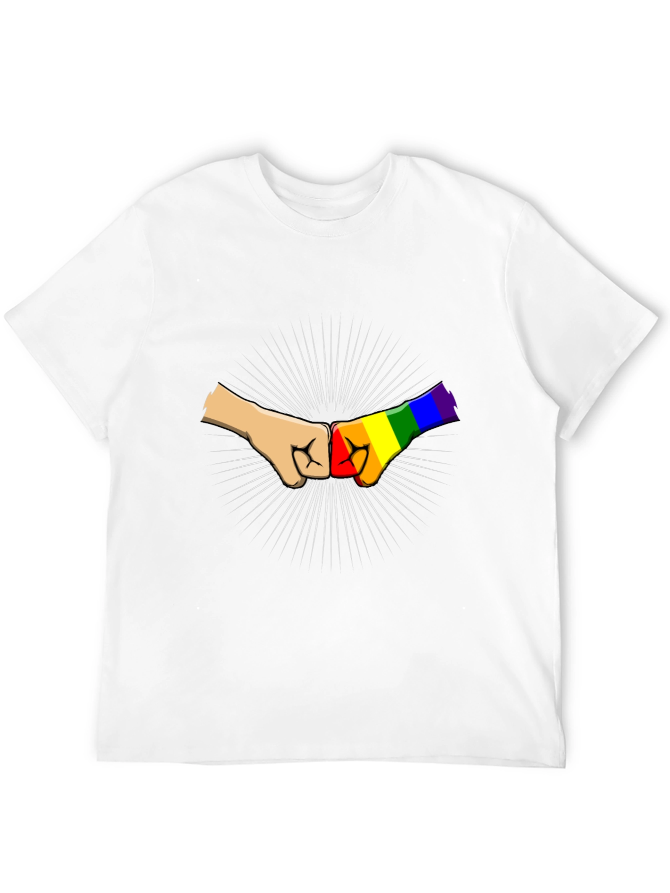 LGBT Fist Bump Graphic Tee