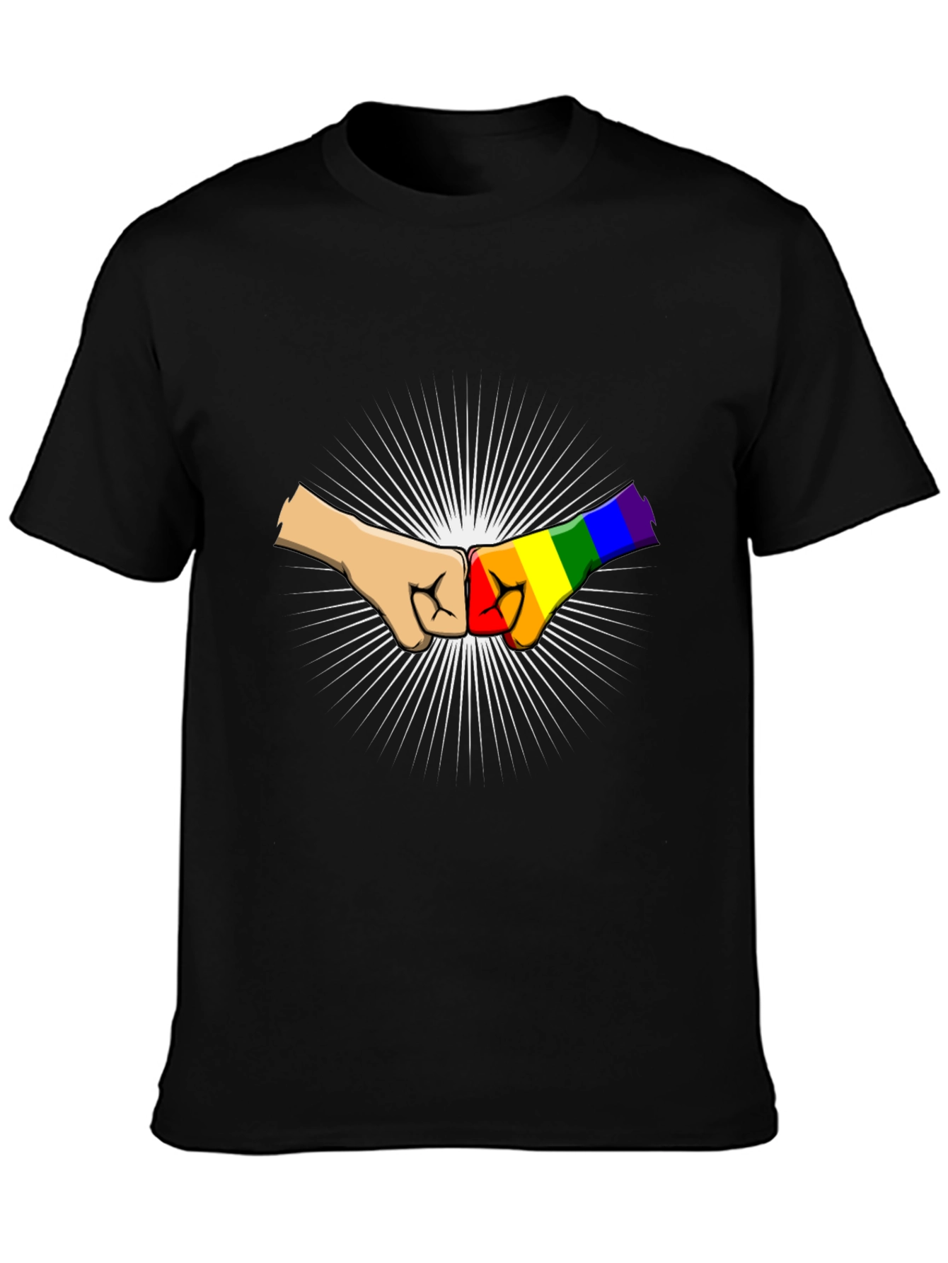 LGBT Fist Bump Graphic Tee