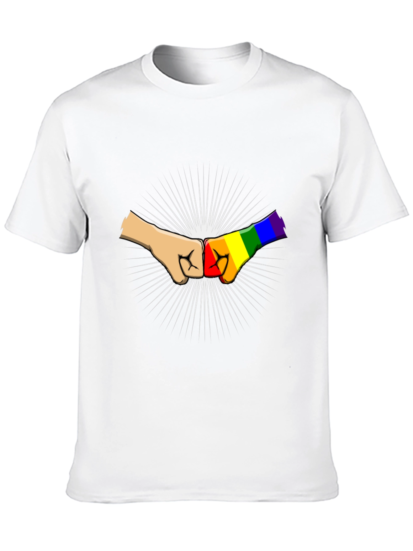 LGBT Fist Bump Graphic Tee