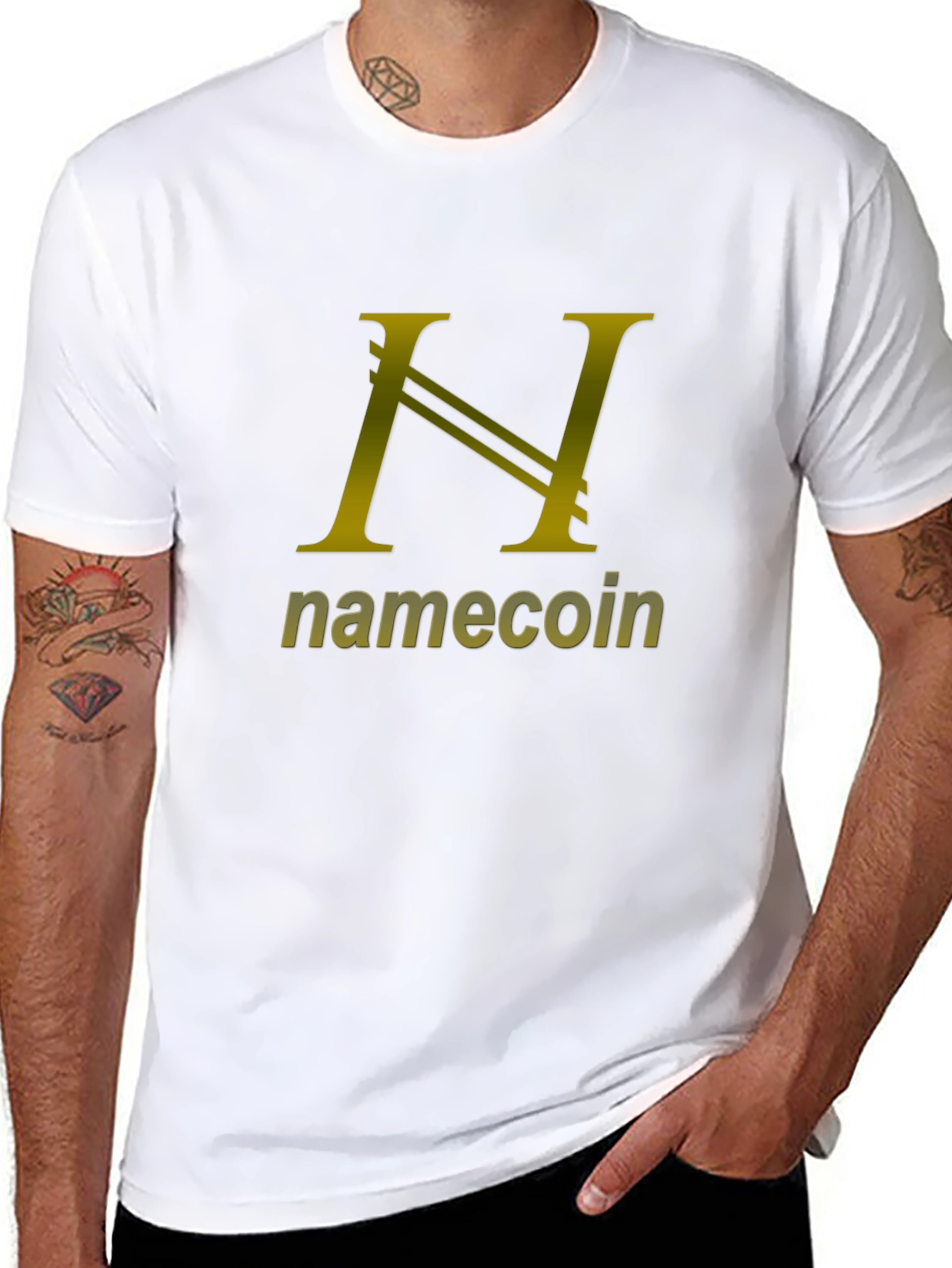 Namecoin T-Shirt - Black Cotton Blend Tee