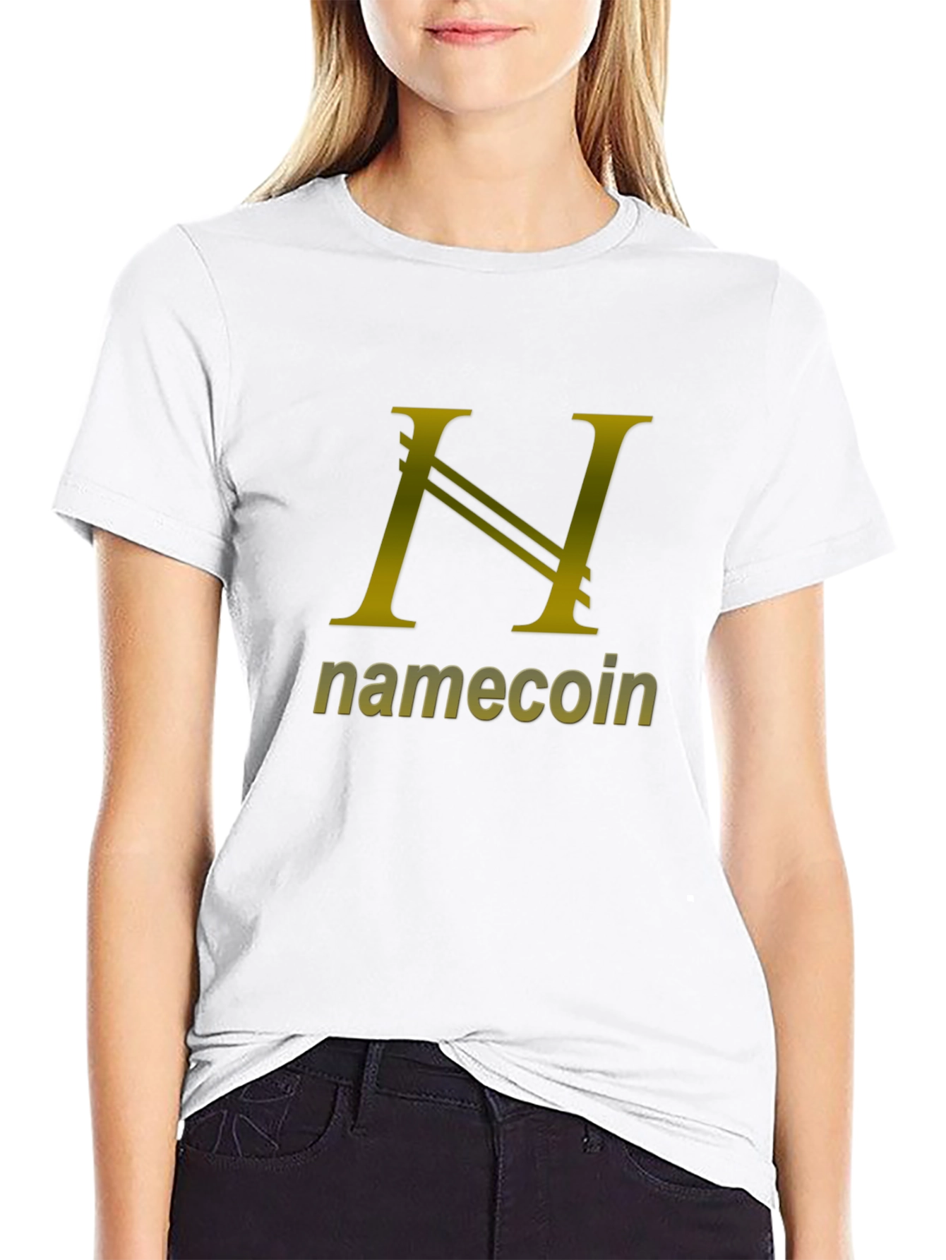 Namecoin T-Shirt - Black Cotton Blend Tee