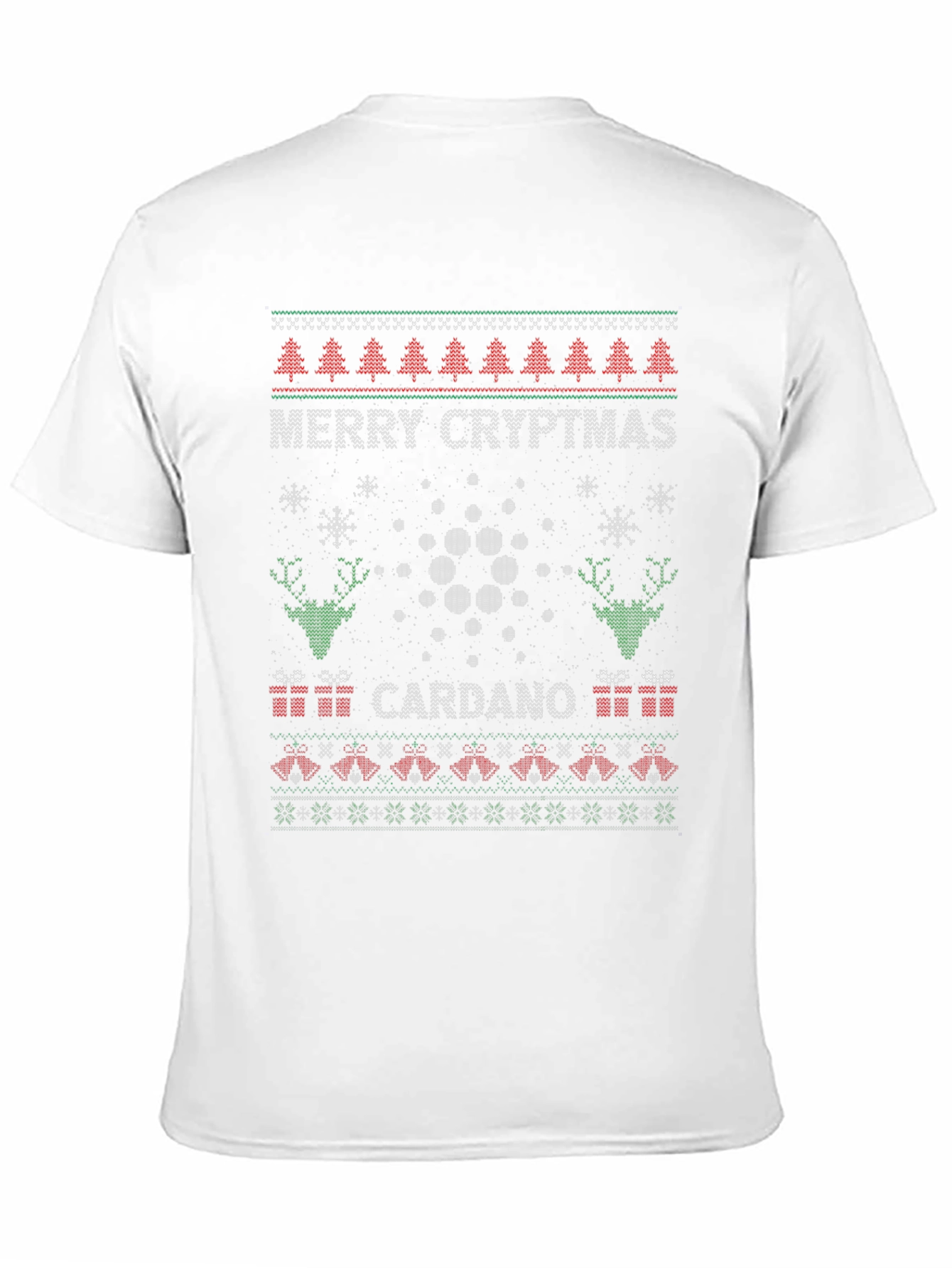 Merry Cryptmas Cardano Ugly Christmas Sweater T-Shirt