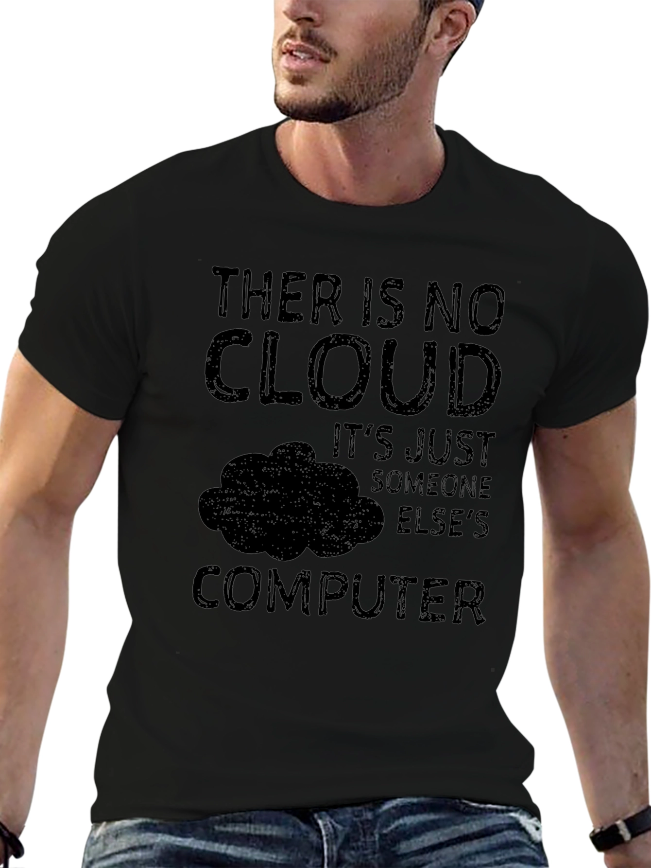 No Cloud Funny T-Shirt - Programmer Humor