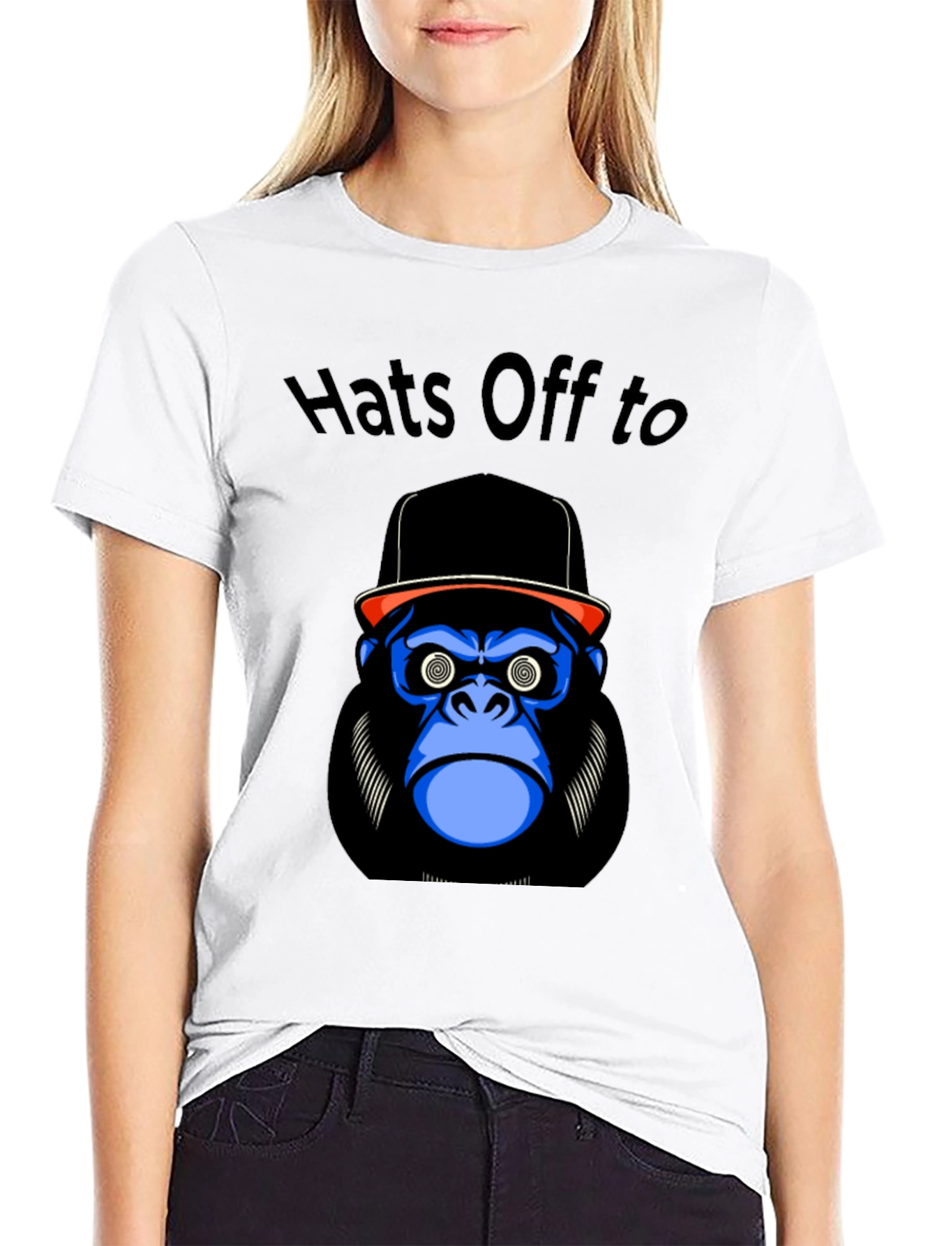 Hats Off To Gorilla Graphic T-Shirt