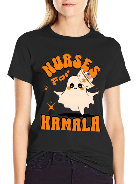 Nurses For Kamala Ghost T-Shirt