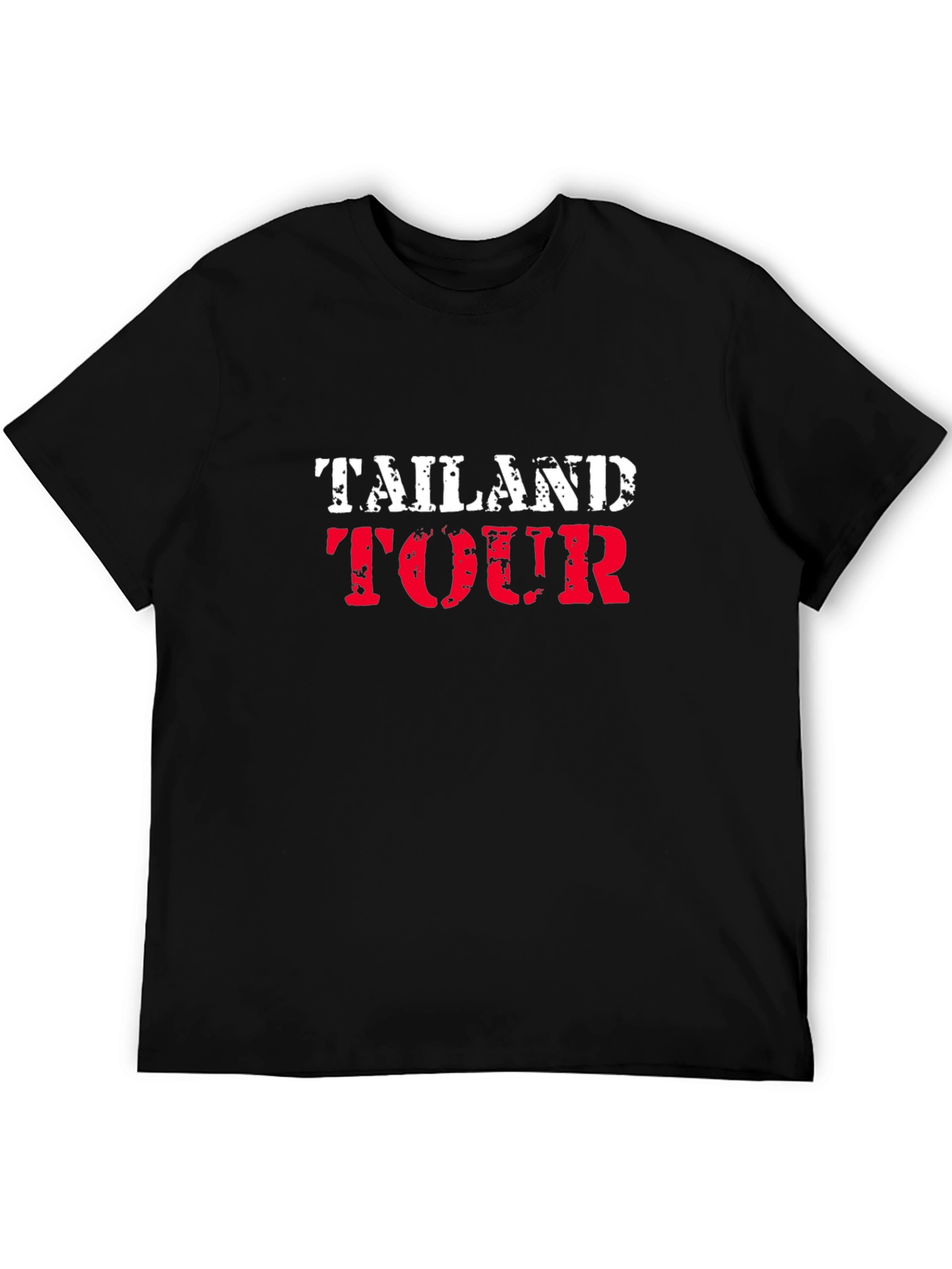 Thailand Tour Black T-Shirt - Travel Souvenir Tee