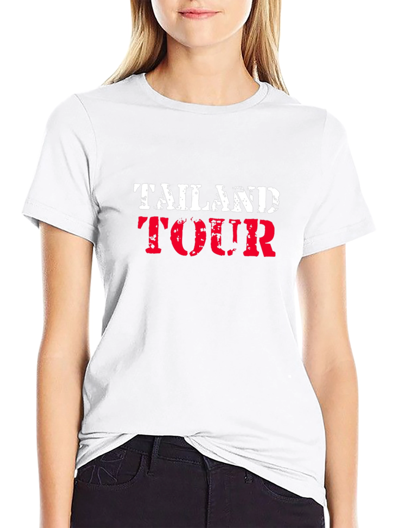 Thailand Tour Black T-Shirt - Travel Souvenir Tee