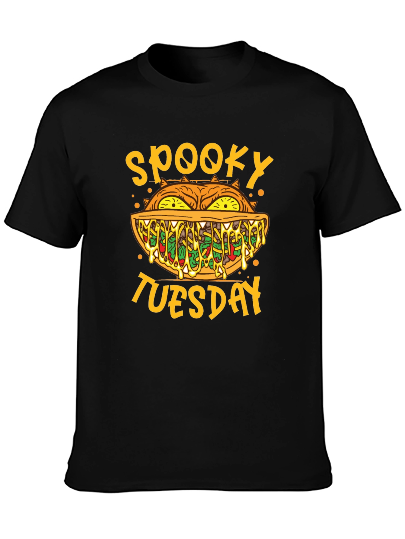 Spooky Tuesday Graphic T-Shirt - Halloween Style