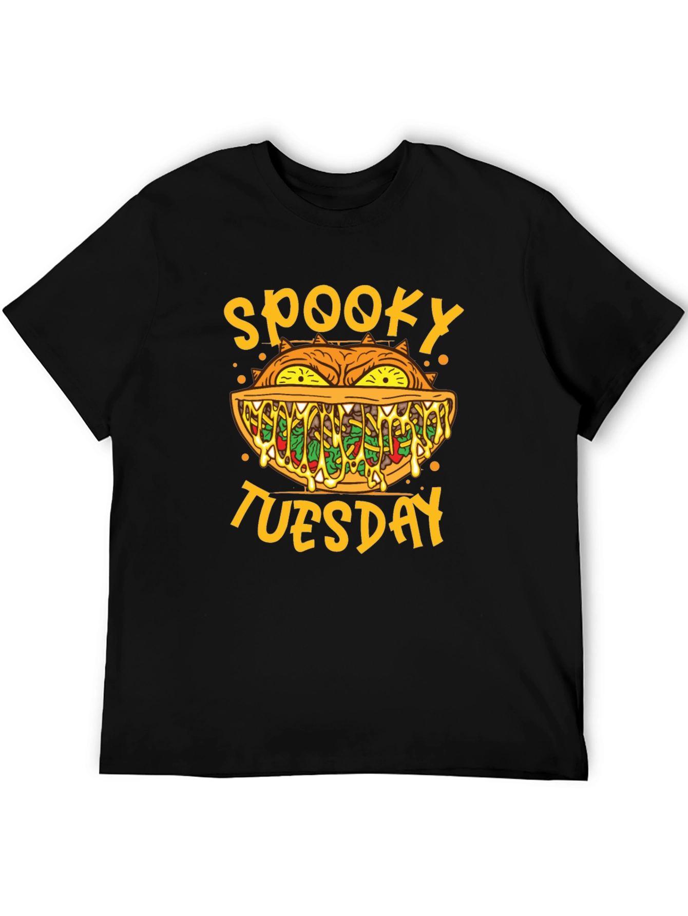 Spooky Tuesday Graphic T-Shirt - Halloween Style