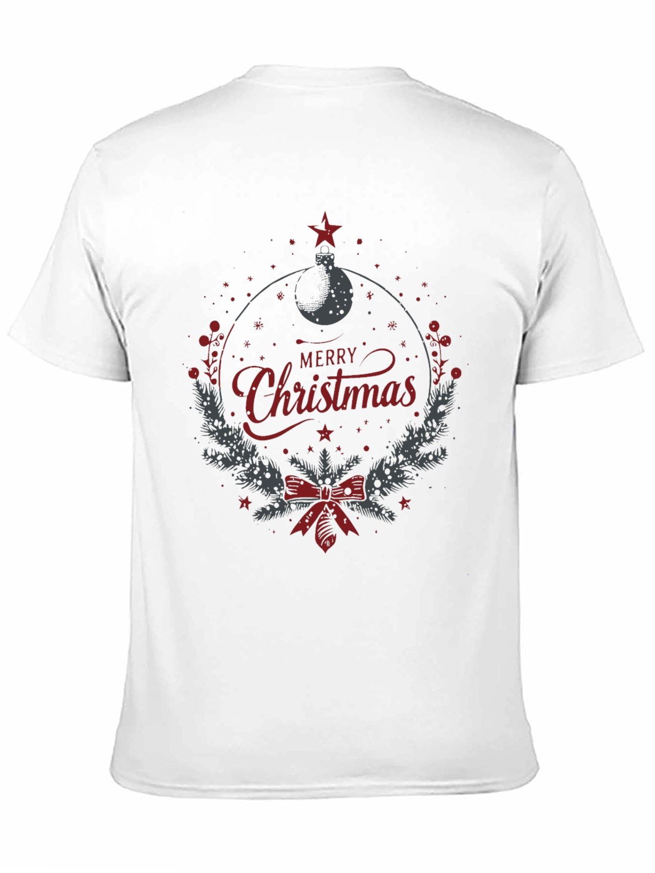 Festive Merry Christmas Graphic Tee