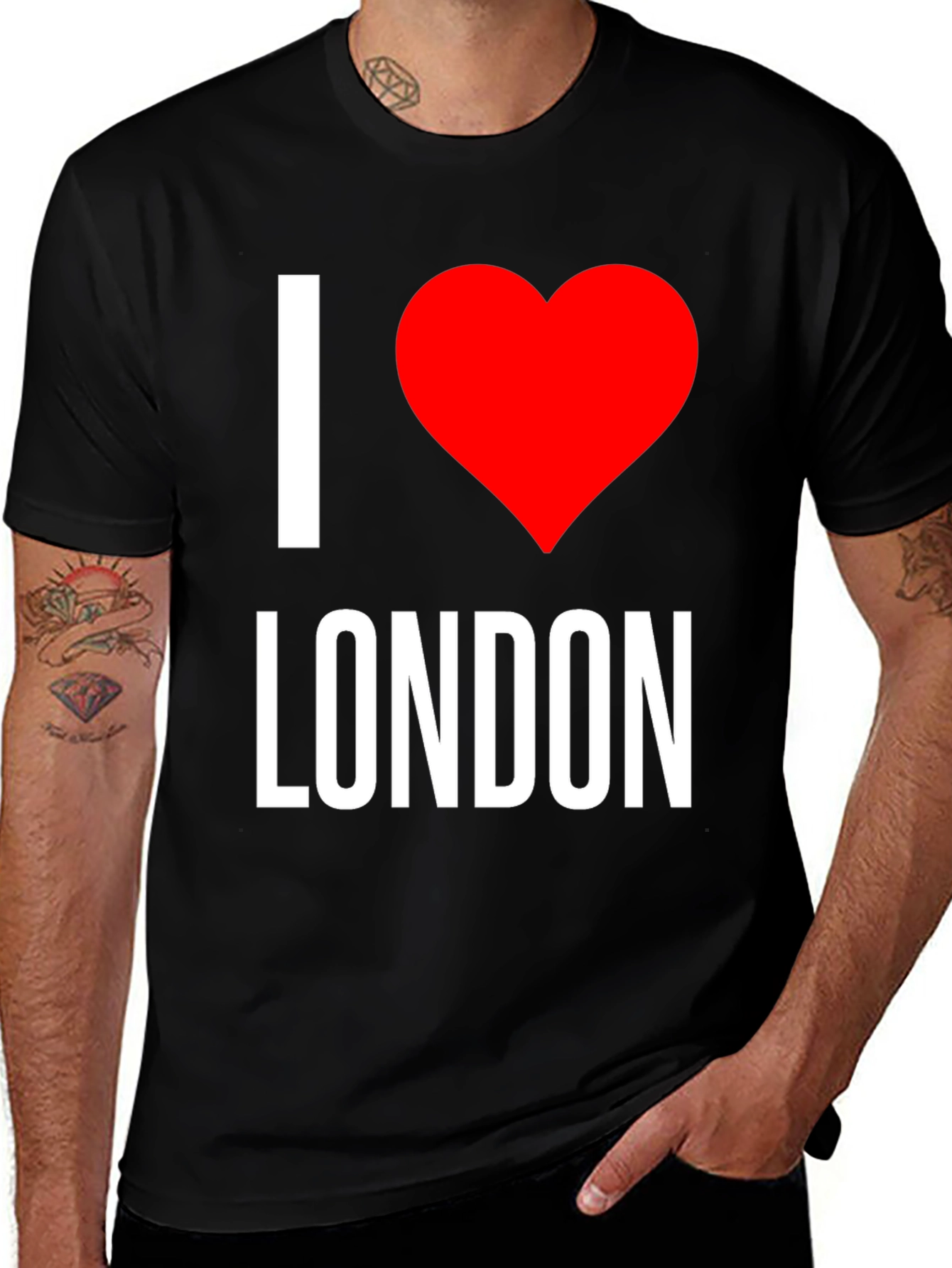 I Heart London Black T-Shirt