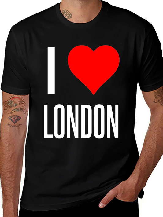 I Heart London Black T-Shirt