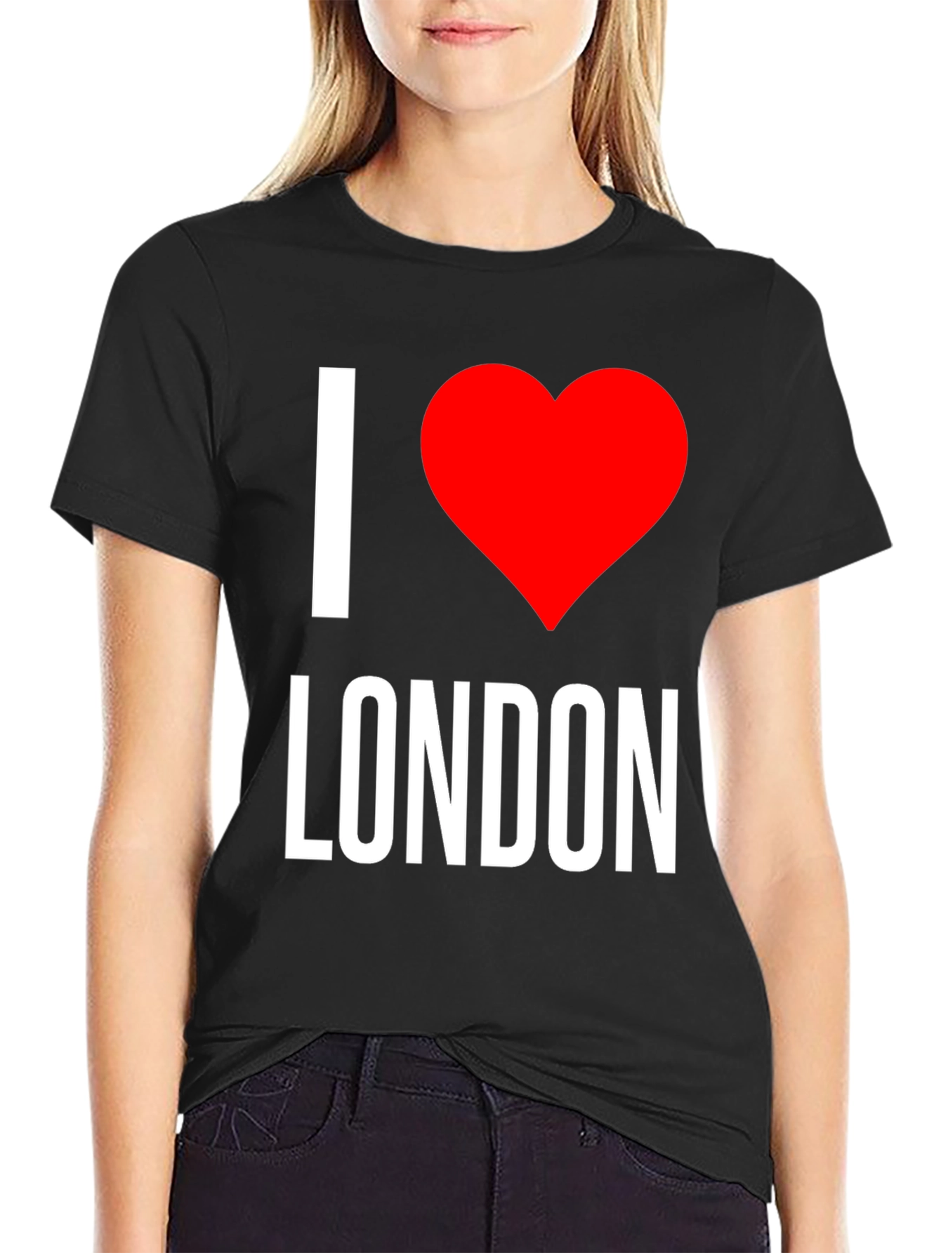 I Heart London Black T-Shirt