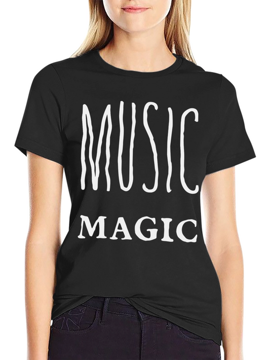 Music Magic Black Graphic Tee