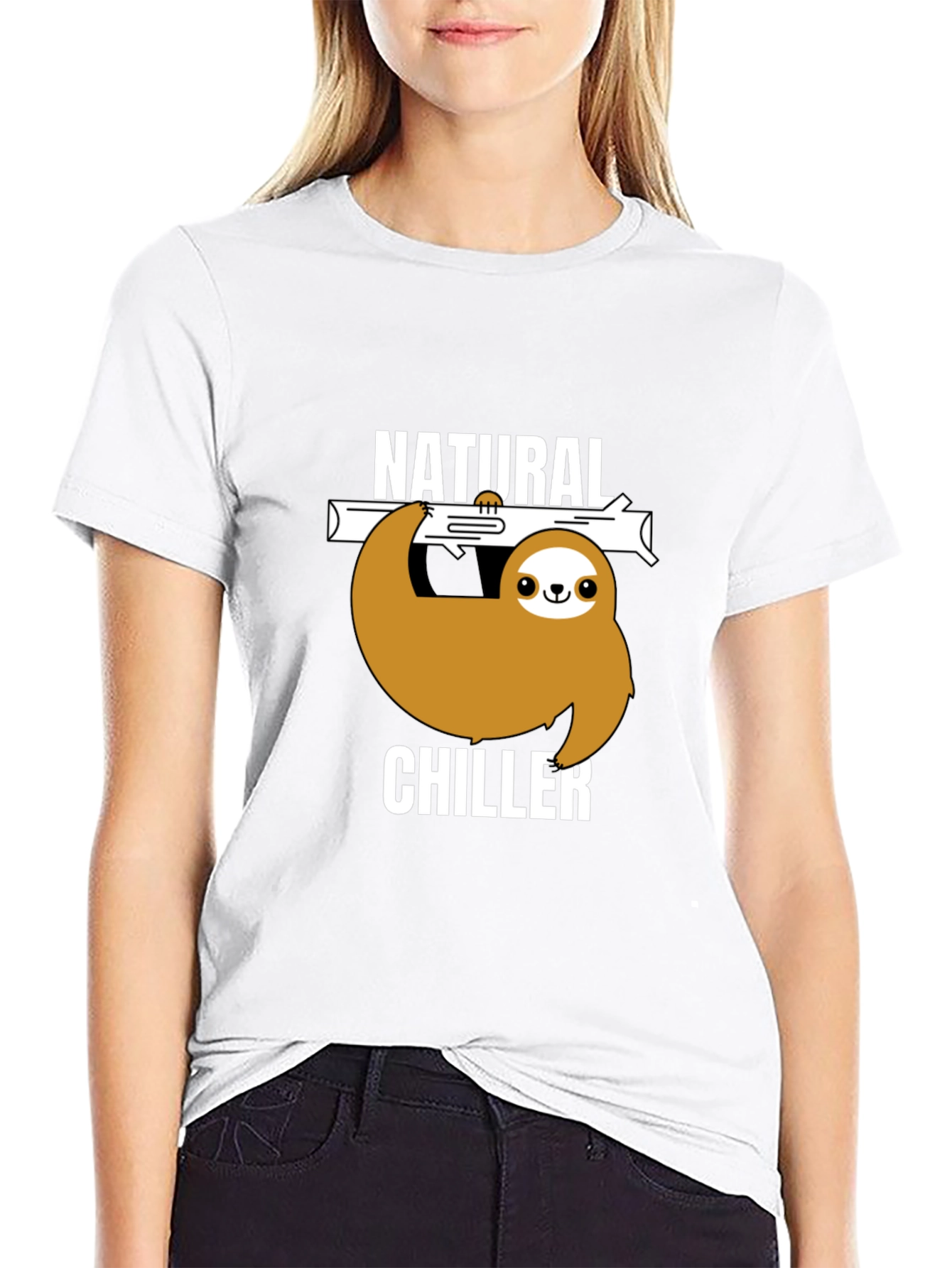 Natural Chiller Sloth T-Shirt