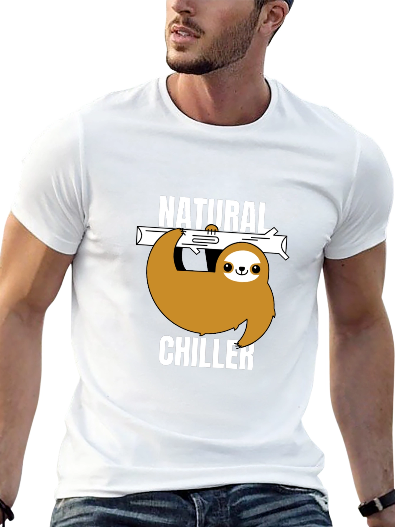Natural Chiller Sloth T-Shirt