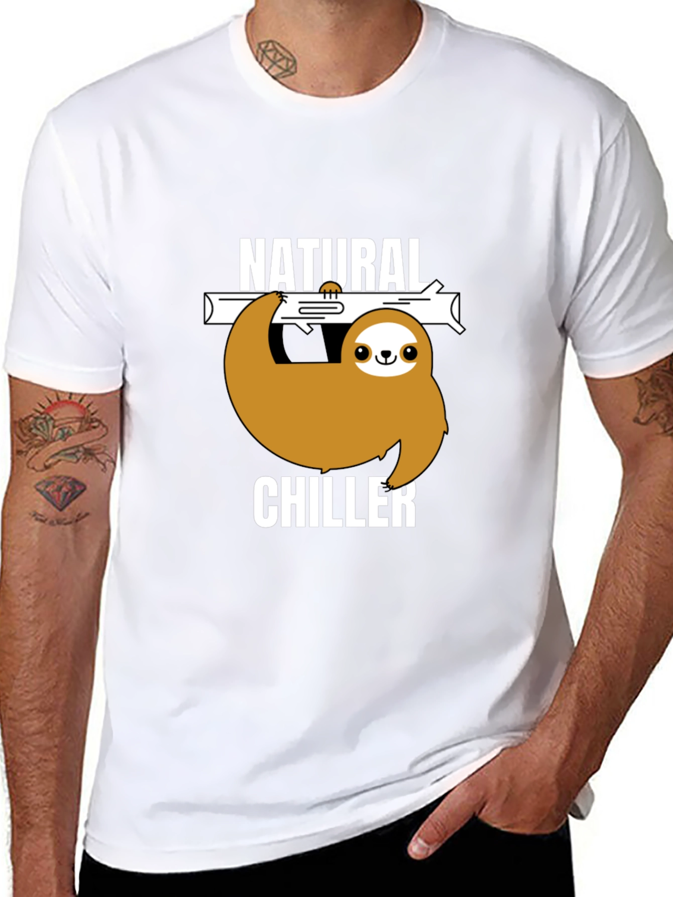 Natural Chiller Sloth T-Shirt