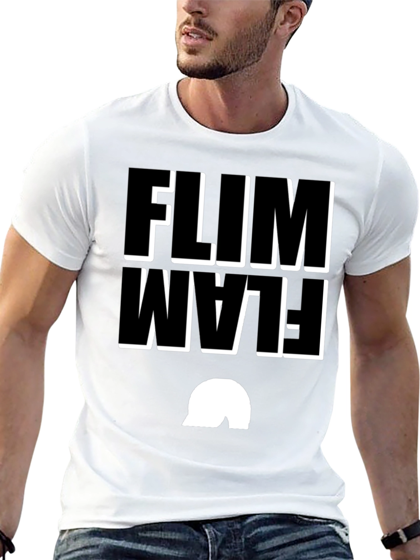 Flim Flam Funny Novelty Graphic T-Shirt
