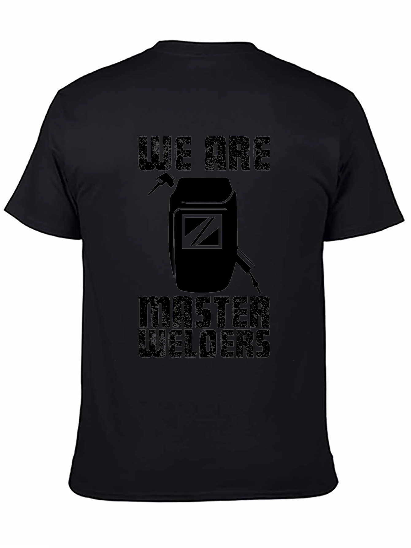 We Are Master Welders Black Graphic T-Shirt