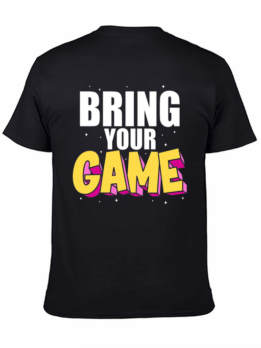 Bring Your Game Black Graphic Tee