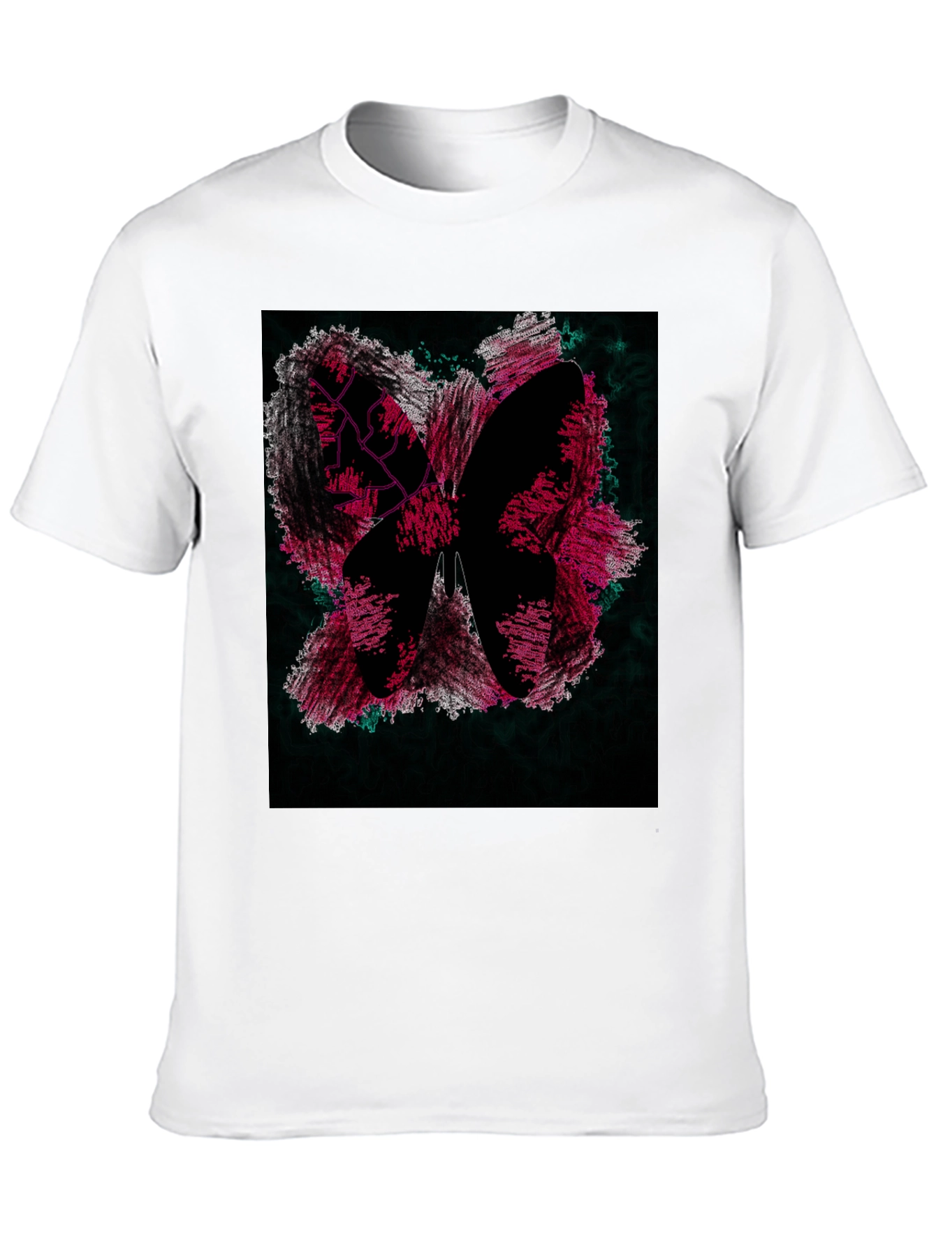 Butterfly Graphic Black T-Shirt