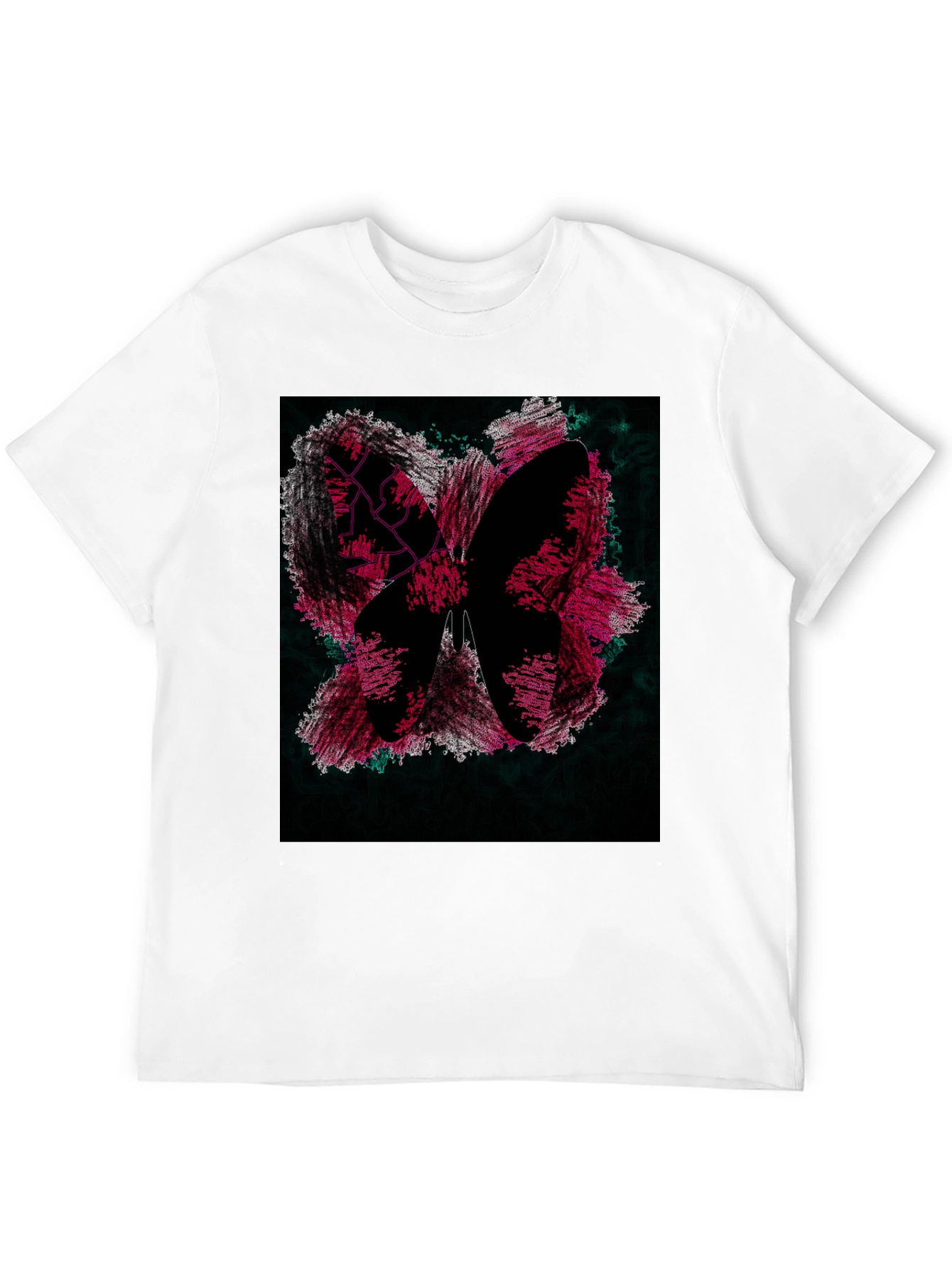 Butterfly Graphic Black T-Shirt