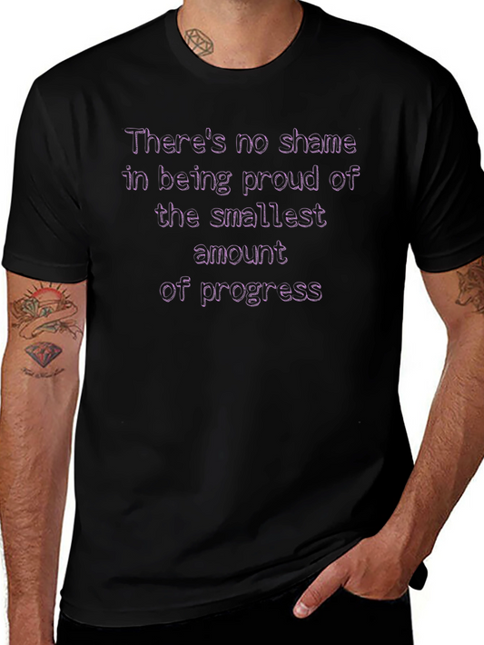 Proud of Progress Black T-Shirt