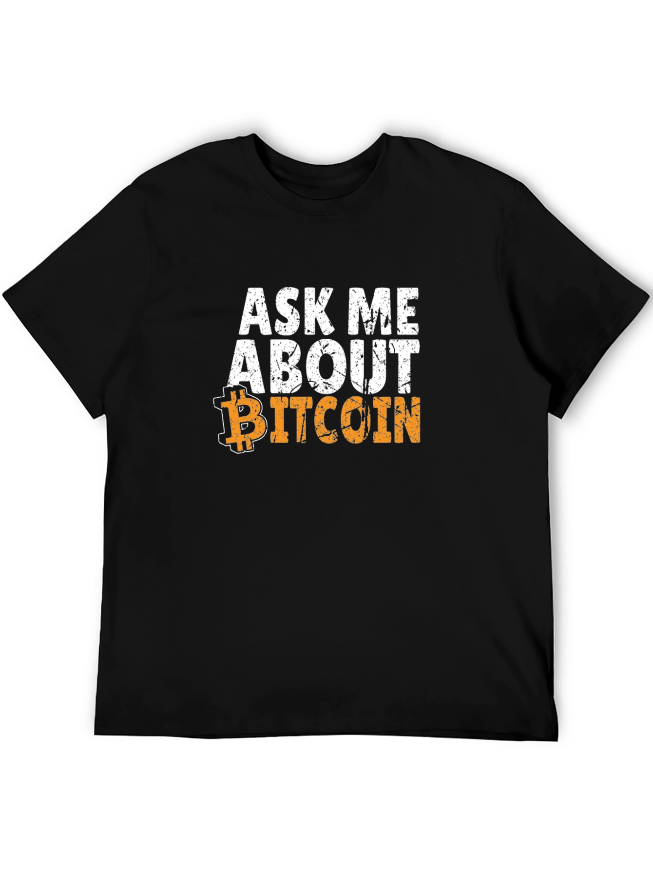 Ask Me About Bitcoin Black T-Shirt