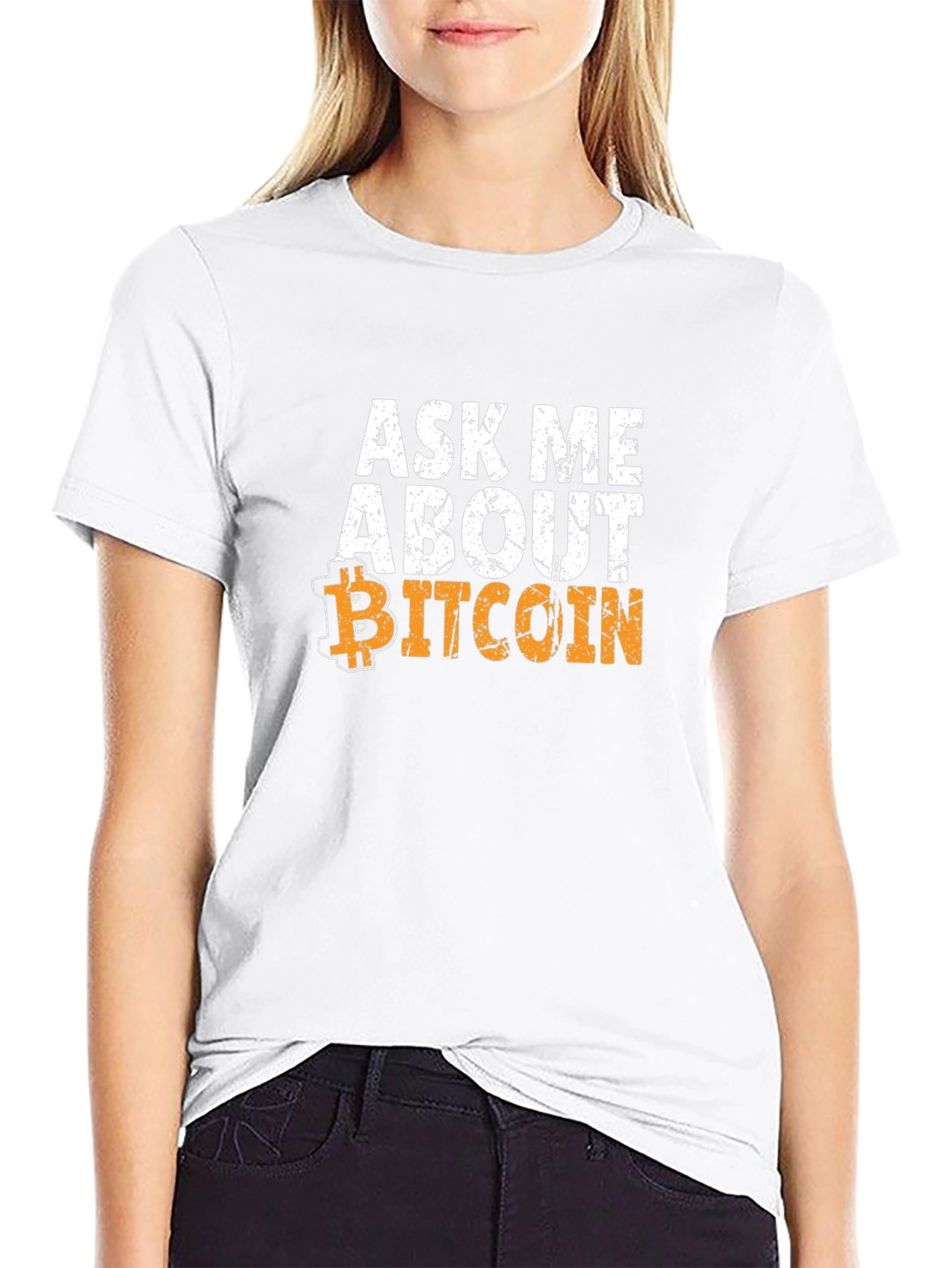 Ask Me About Bitcoin Black T-Shirt