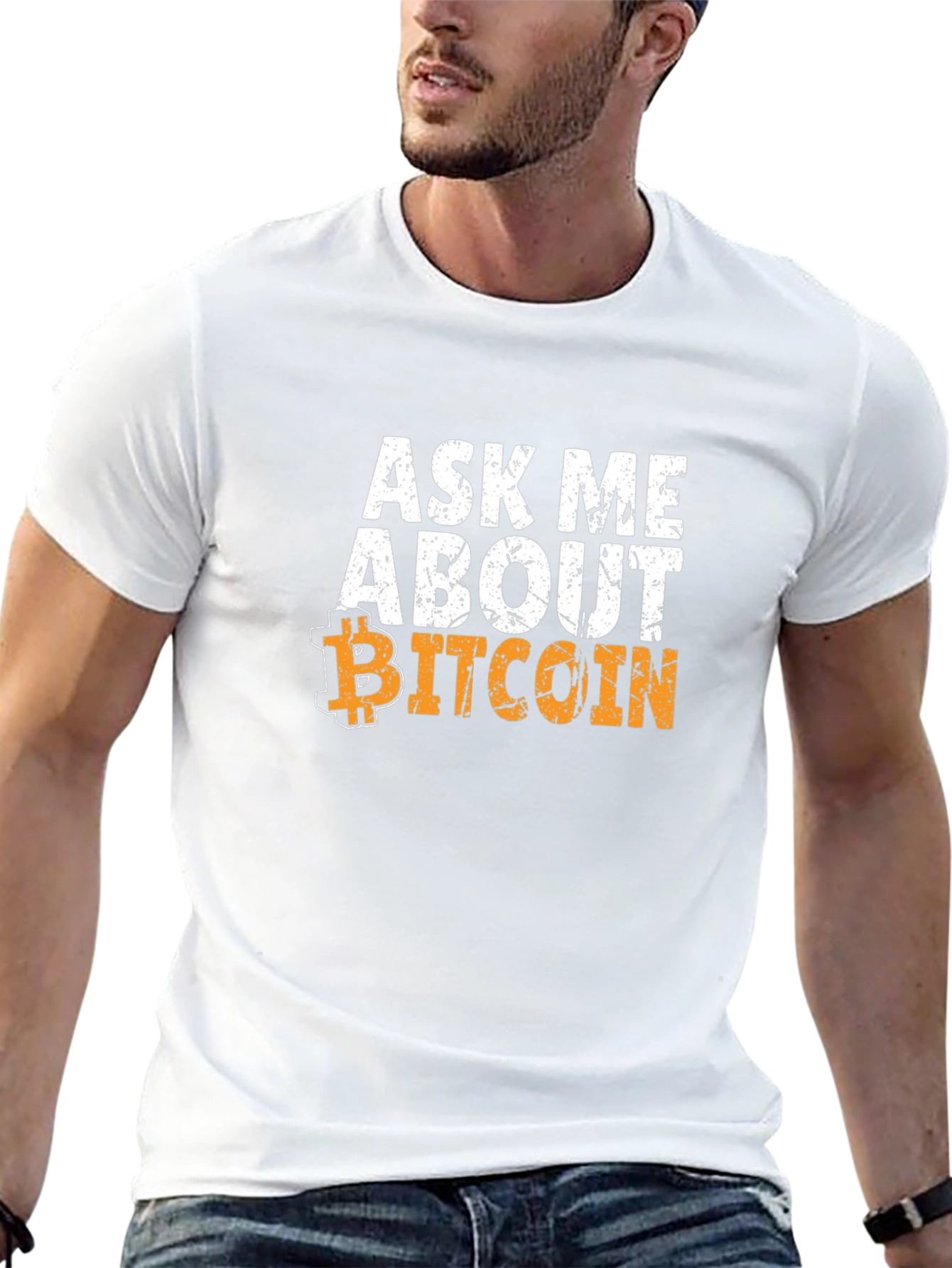 Ask Me About Bitcoin Black T-Shirt