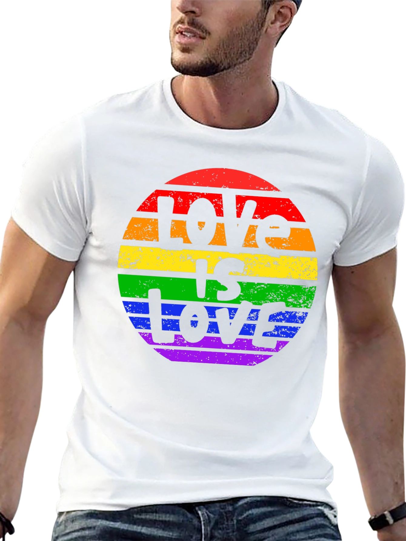 Love is Love Pride T-Shirt - LGBTQ+ Rainbow Tee