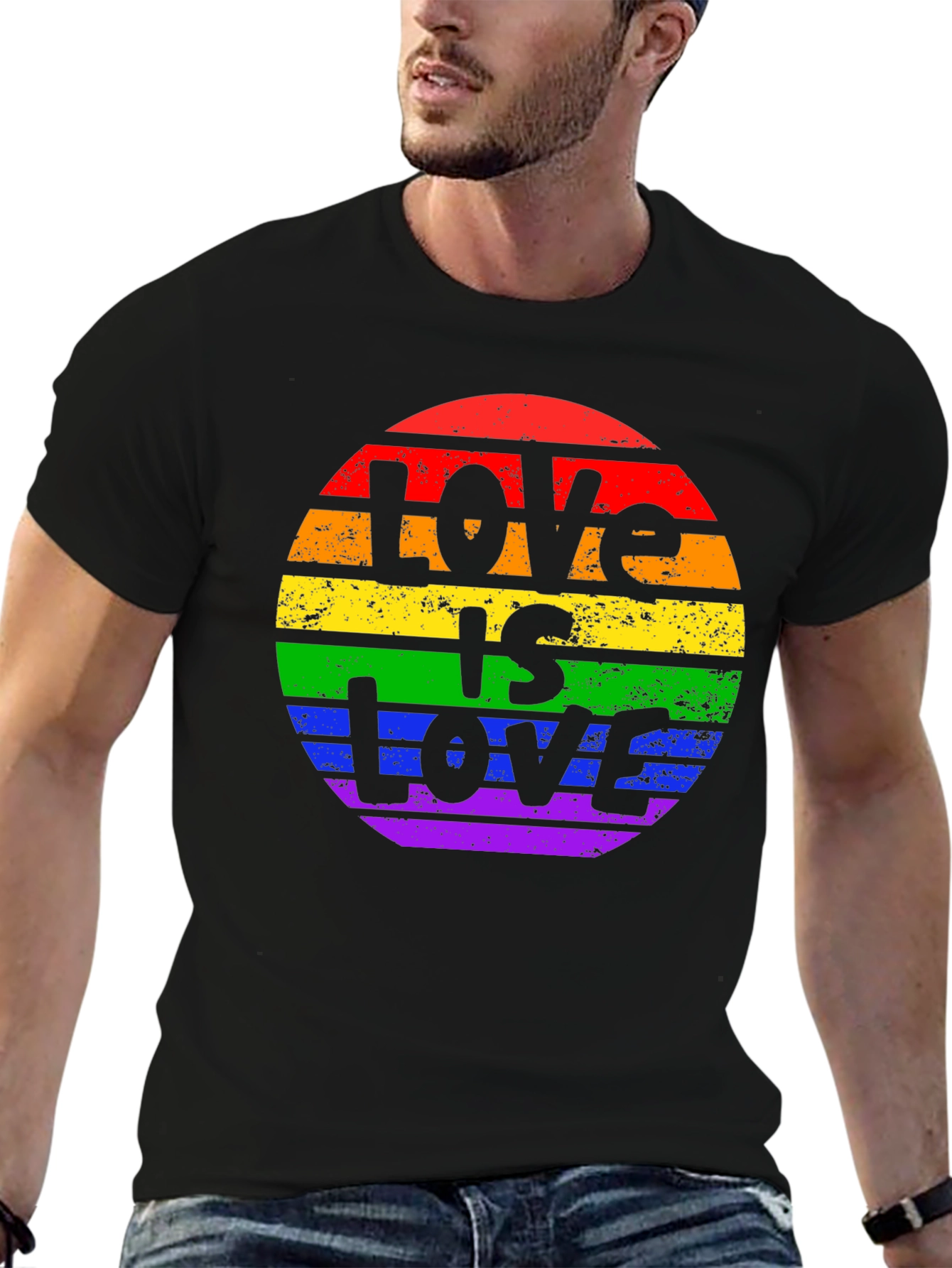 Love is Love Pride T-Shirt - LGBTQ+ Rainbow Tee