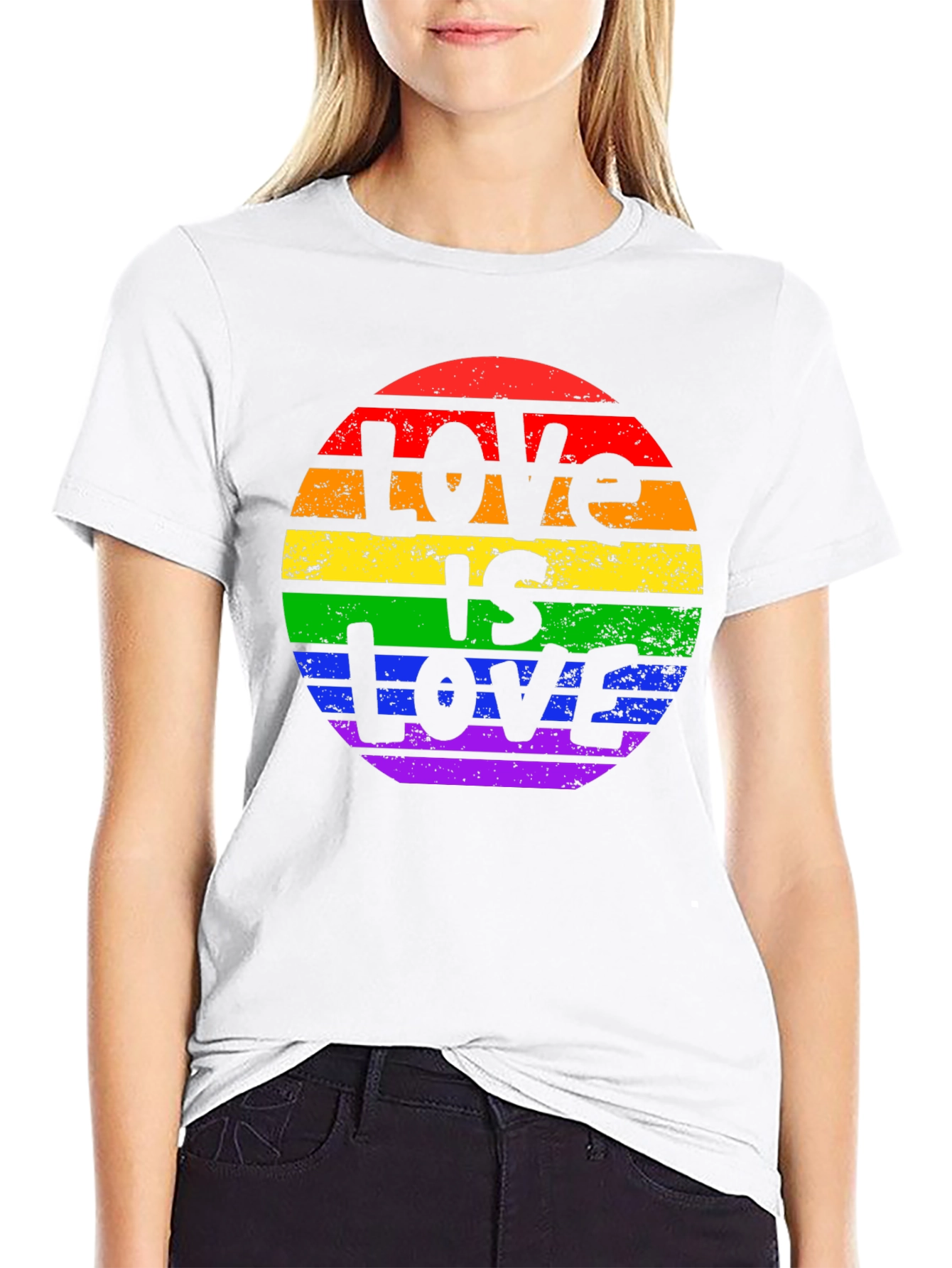 Love is Love Pride T-Shirt - LGBTQ+ Rainbow Tee
