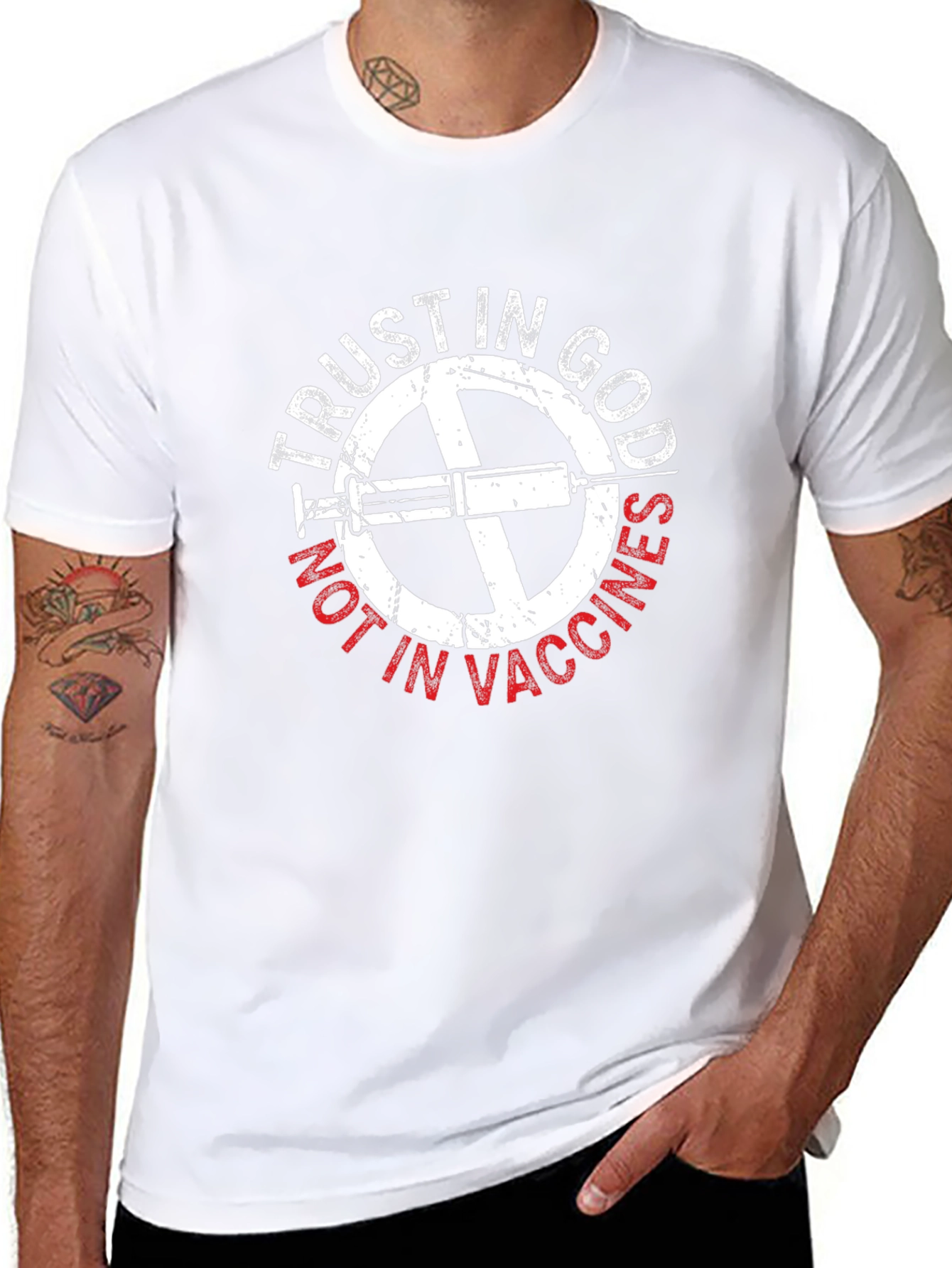 Trust In God Not In Vaccines T-Shirt