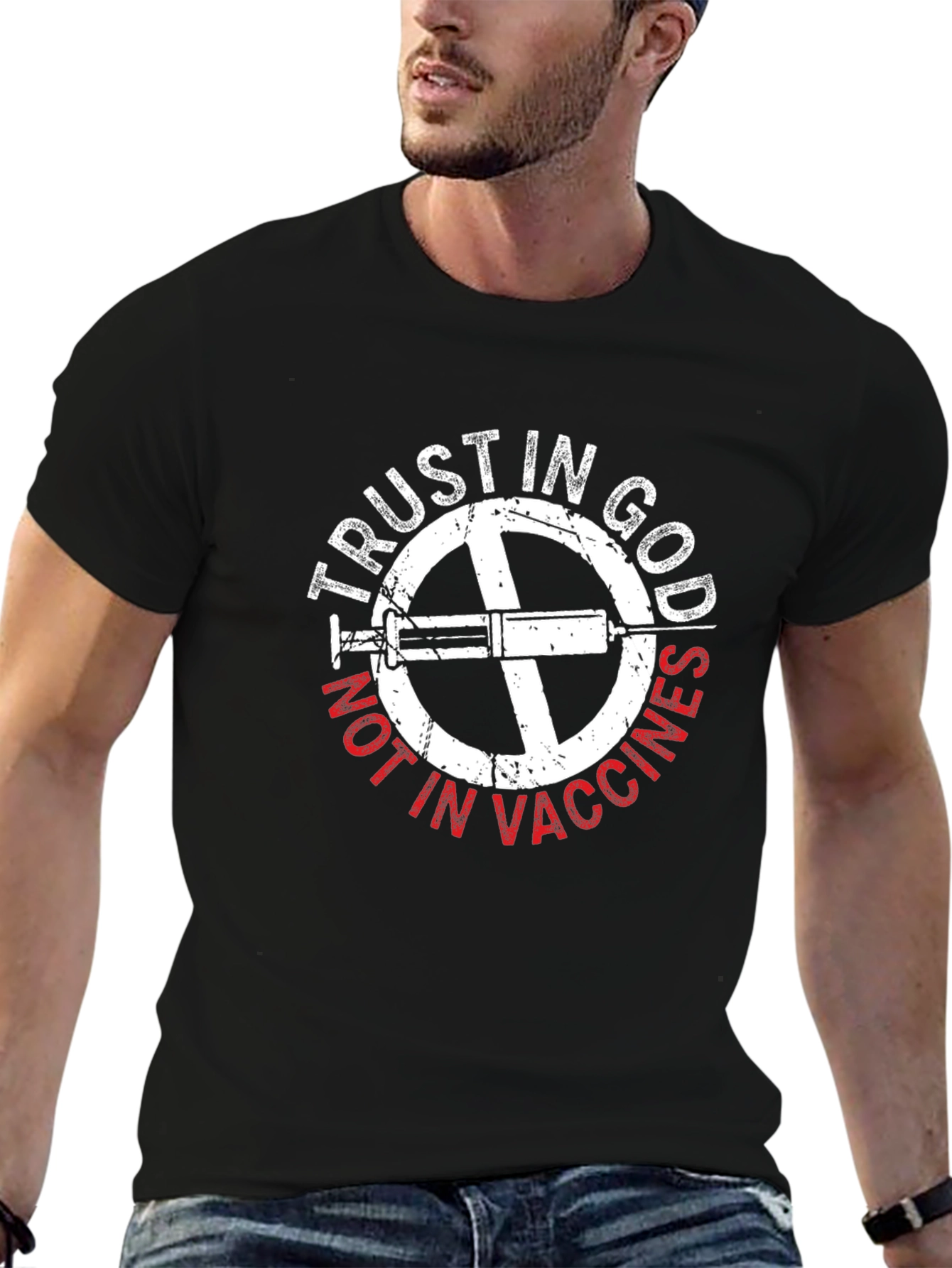 Trust In God Not In Vaccines T-Shirt