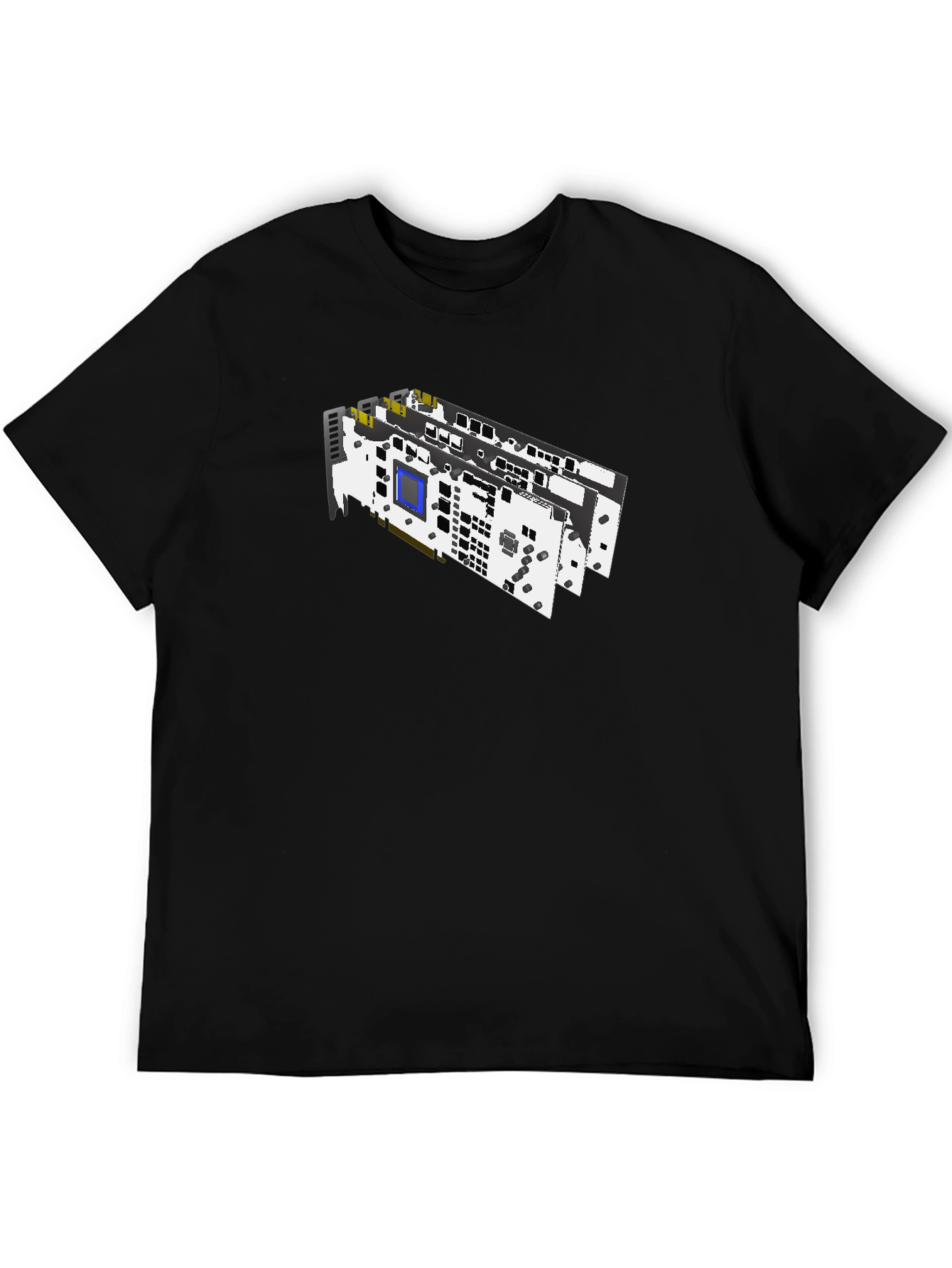 Circuit Board Graphic T-Shirt