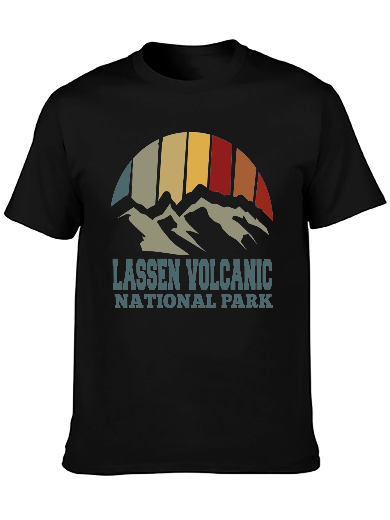 Lassen Volcanic National Park Retro T-Shirt