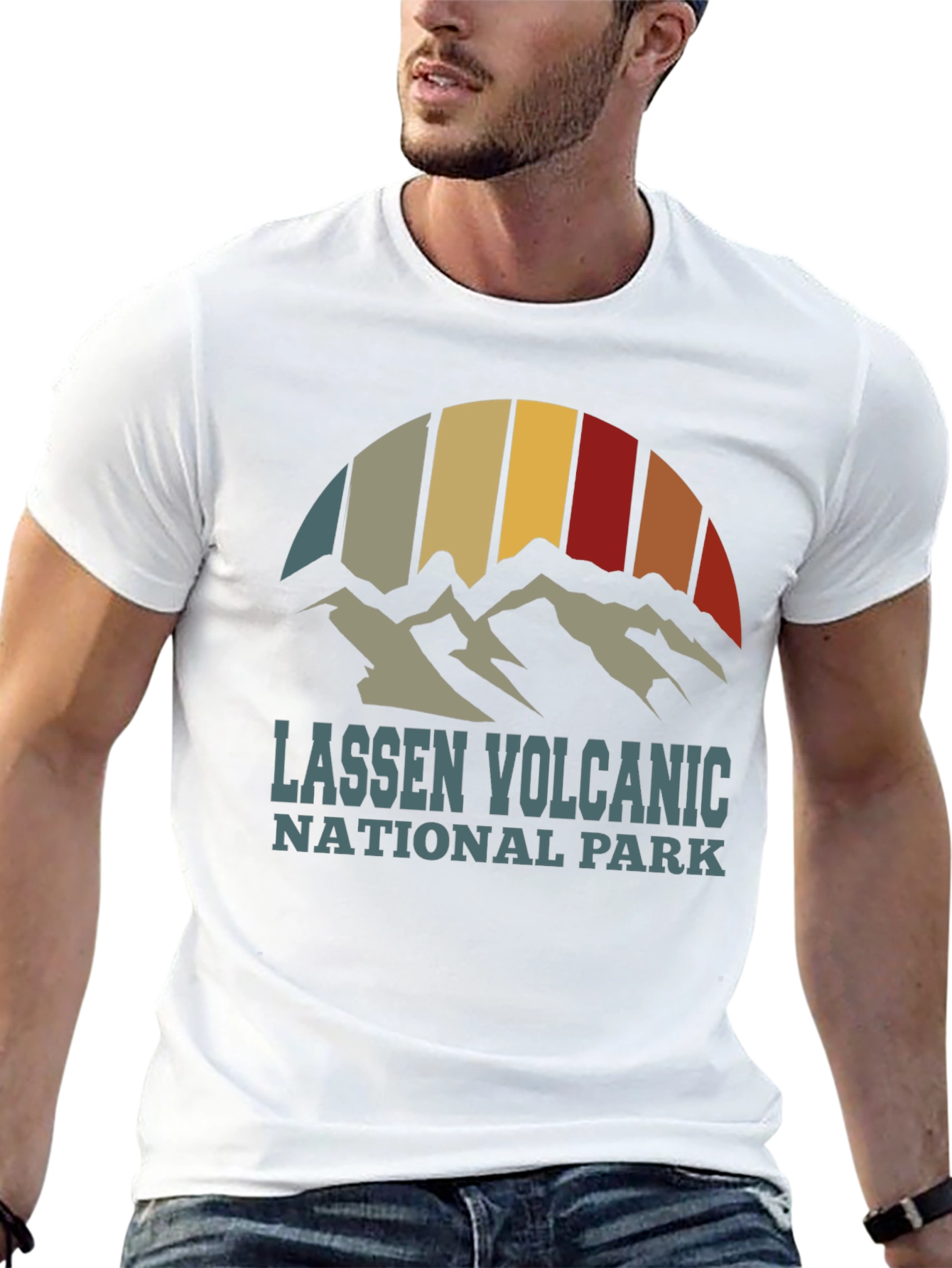 Lassen Volcanic National Park Retro T-Shirt