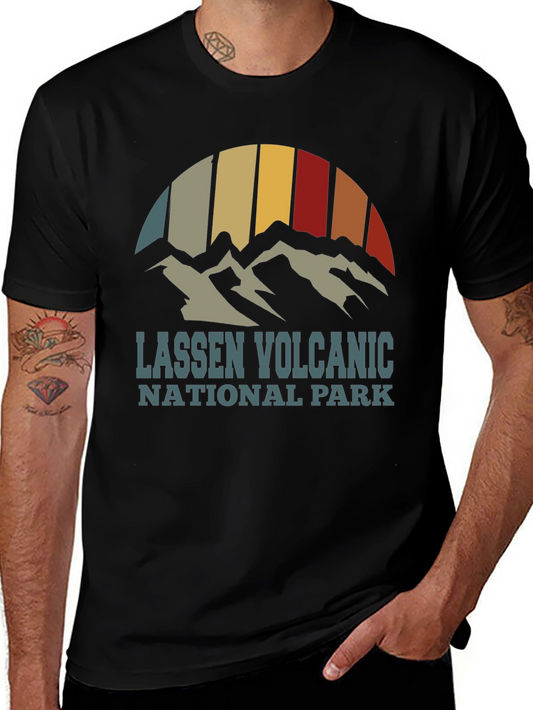 Lassen Volcanic National Park Retro T-Shirt
