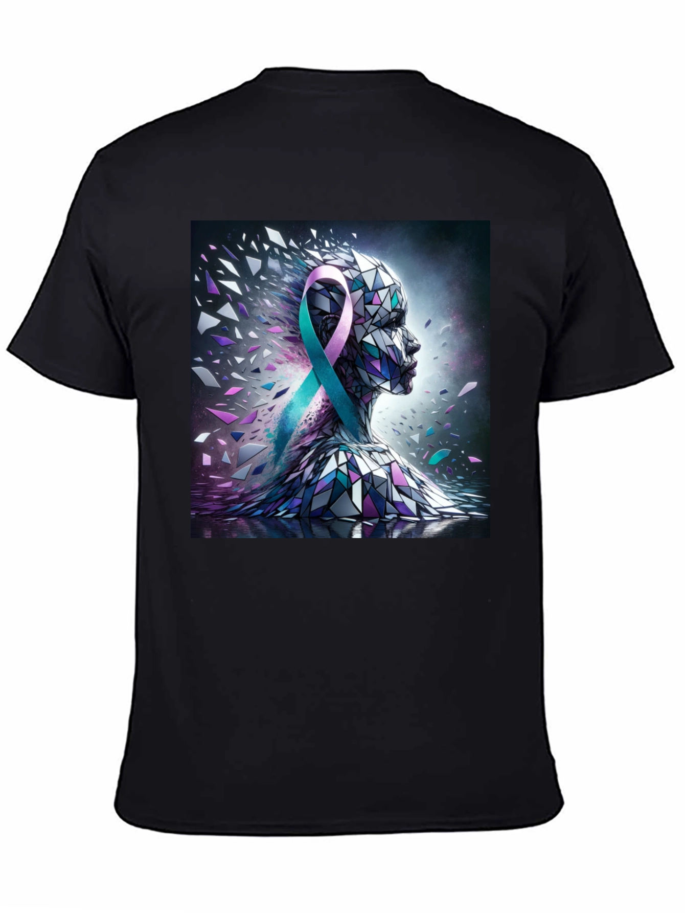 Awareness Ribbon Mosaic Graphic Tee