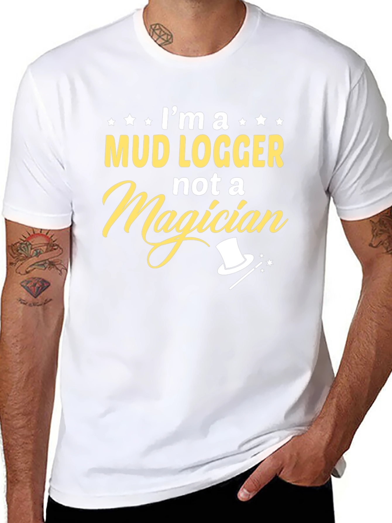 Mud Logger T-Shirt - Not a Magician