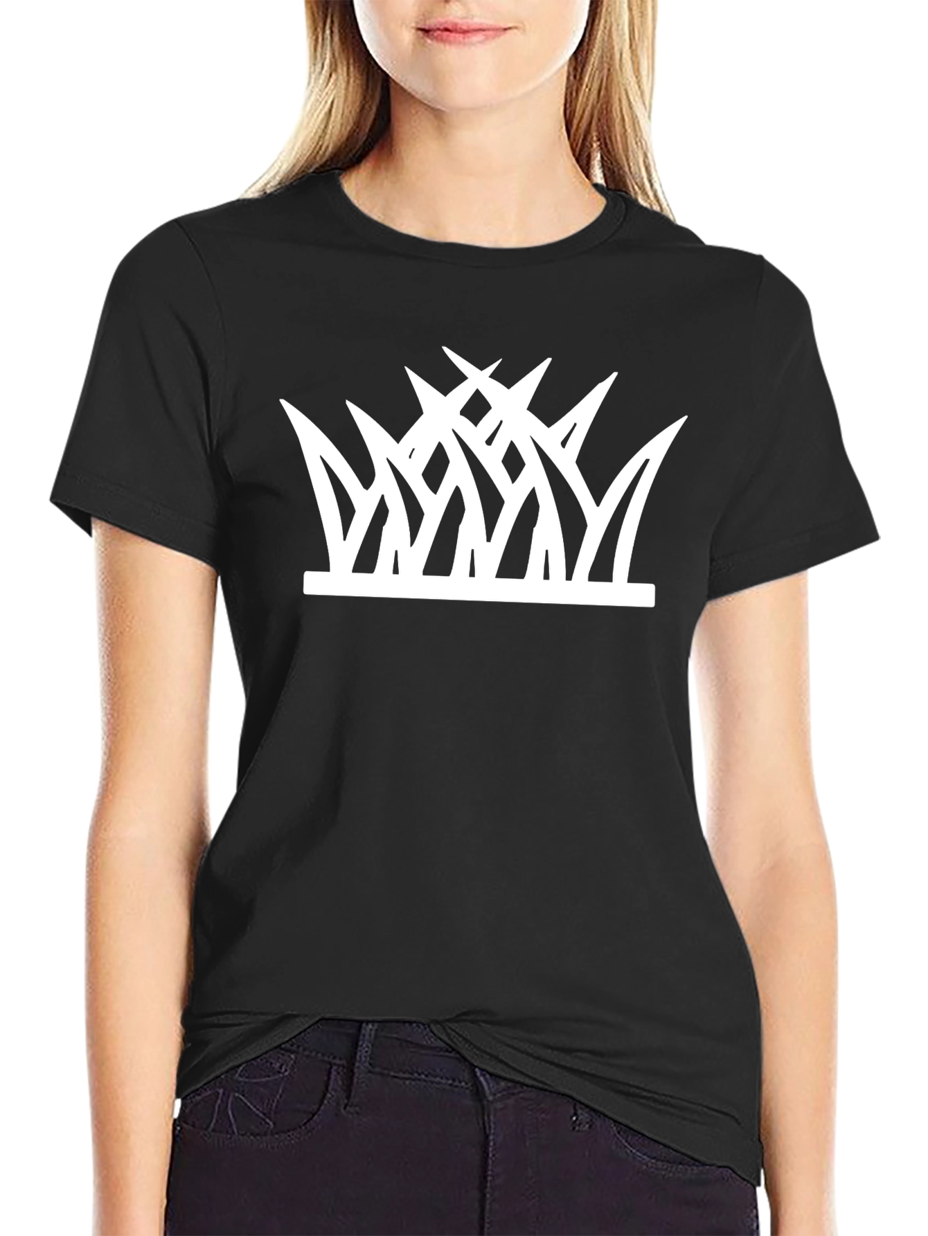 Grass Graphic Black T-Shirt - Stylish & Comfortable